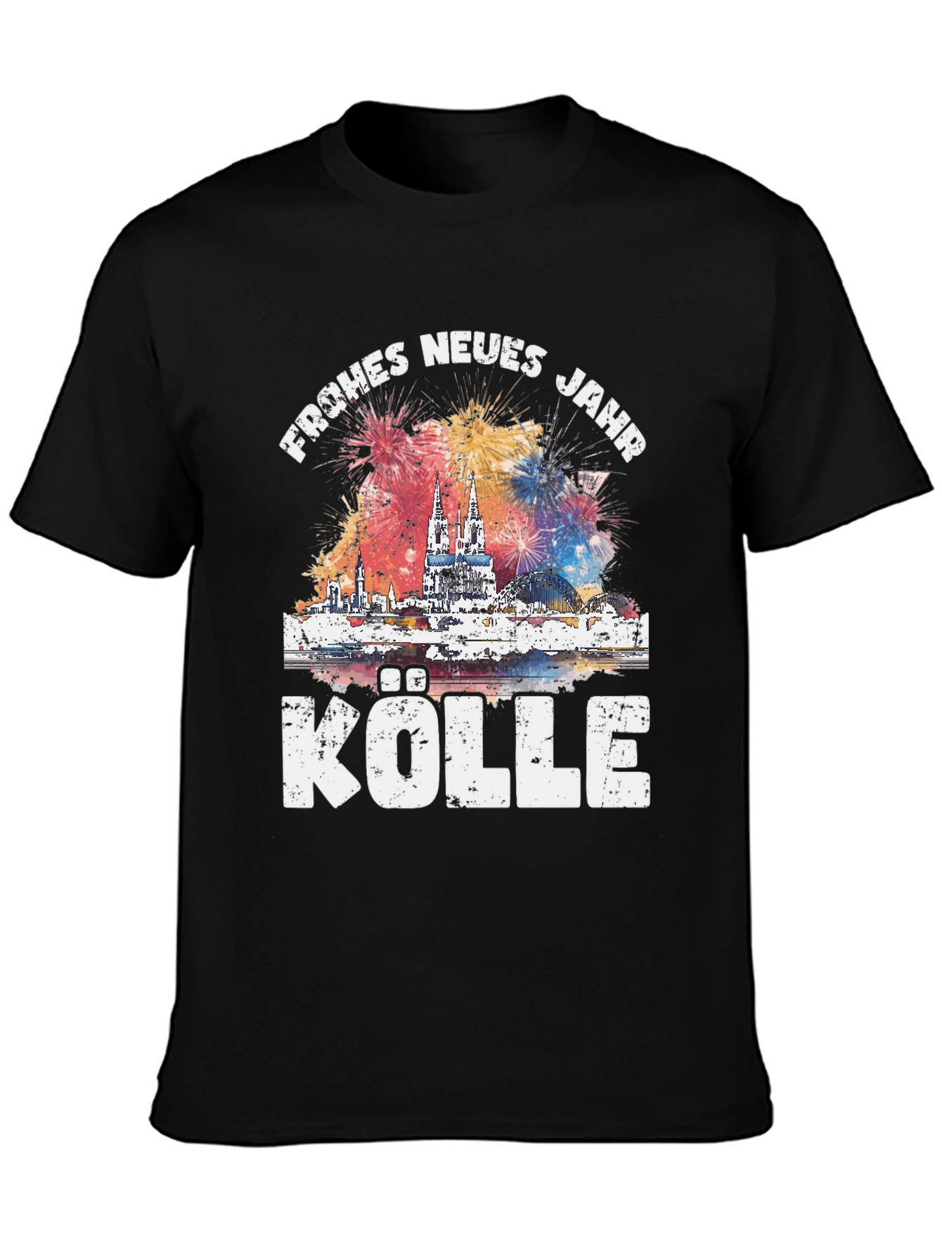 Frohes Neues Jahr Kolle Cologne New Years Eve T-Shirt