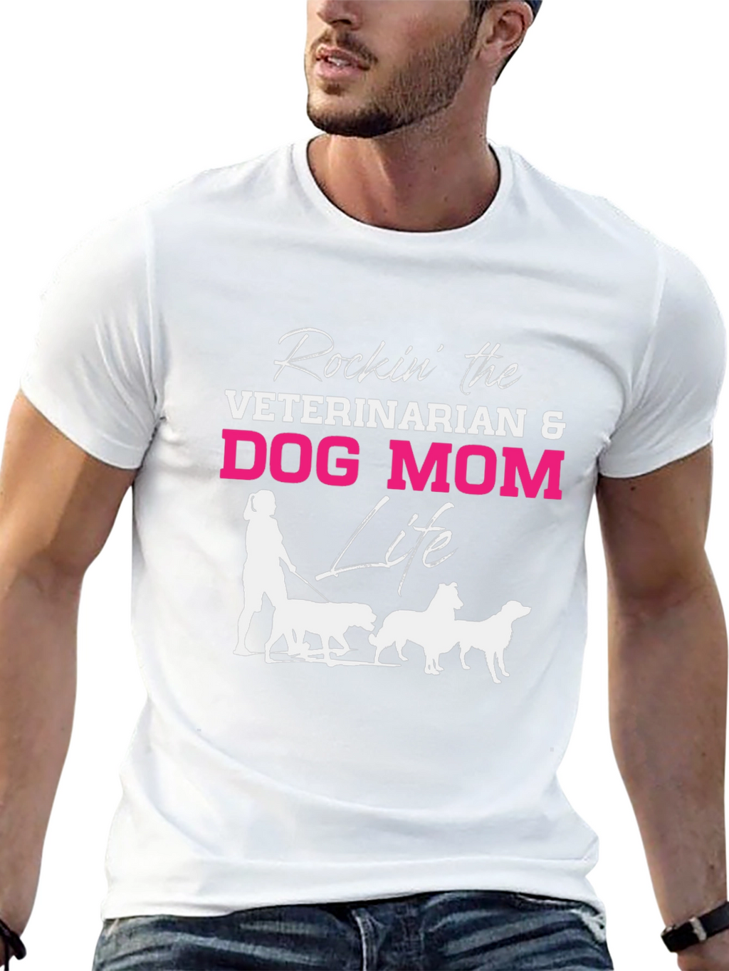 Veterinarian Dog Mom Life T-Shirt