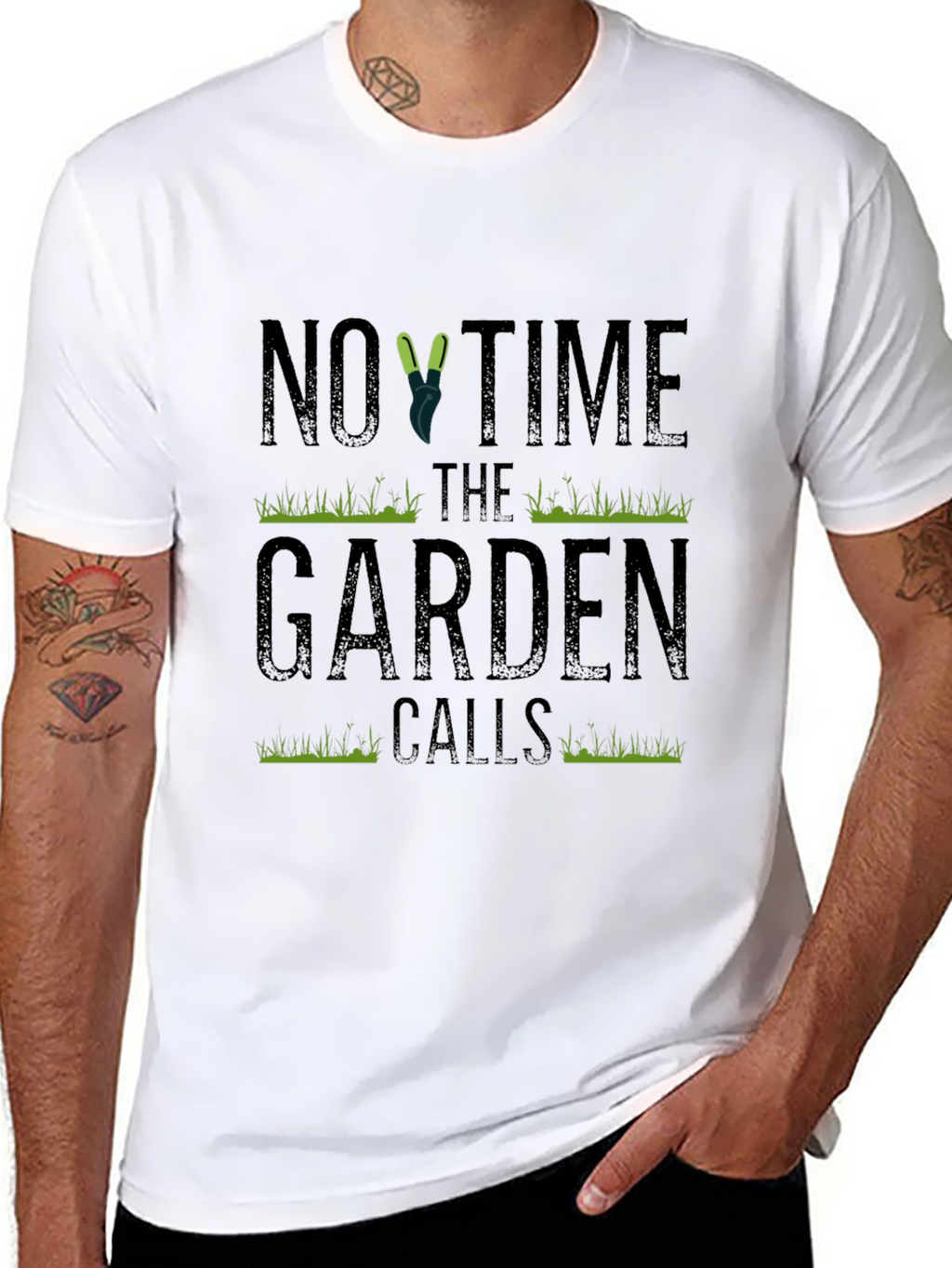 Gardener T-Shirt: No Time The Garden Calls