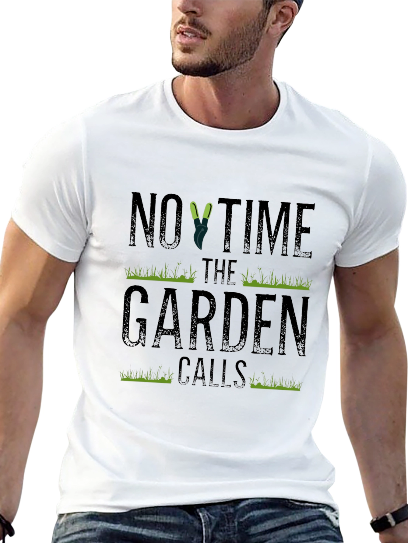 Gardener T-Shirt: No Time The Garden Calls