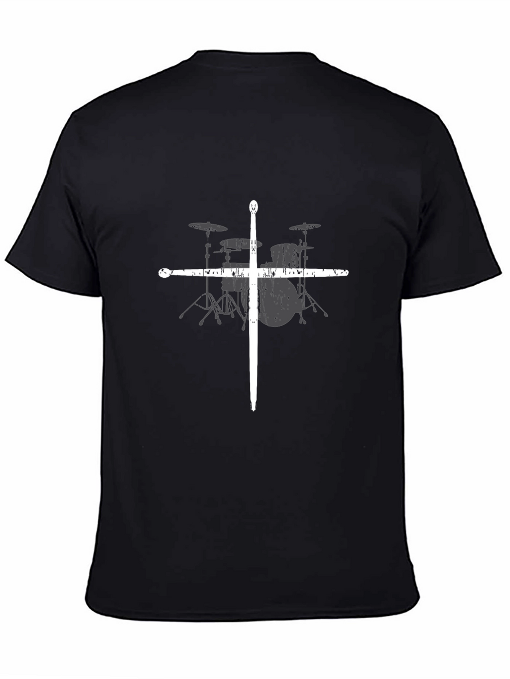 Drum Kit & Sticks Graphic Tee