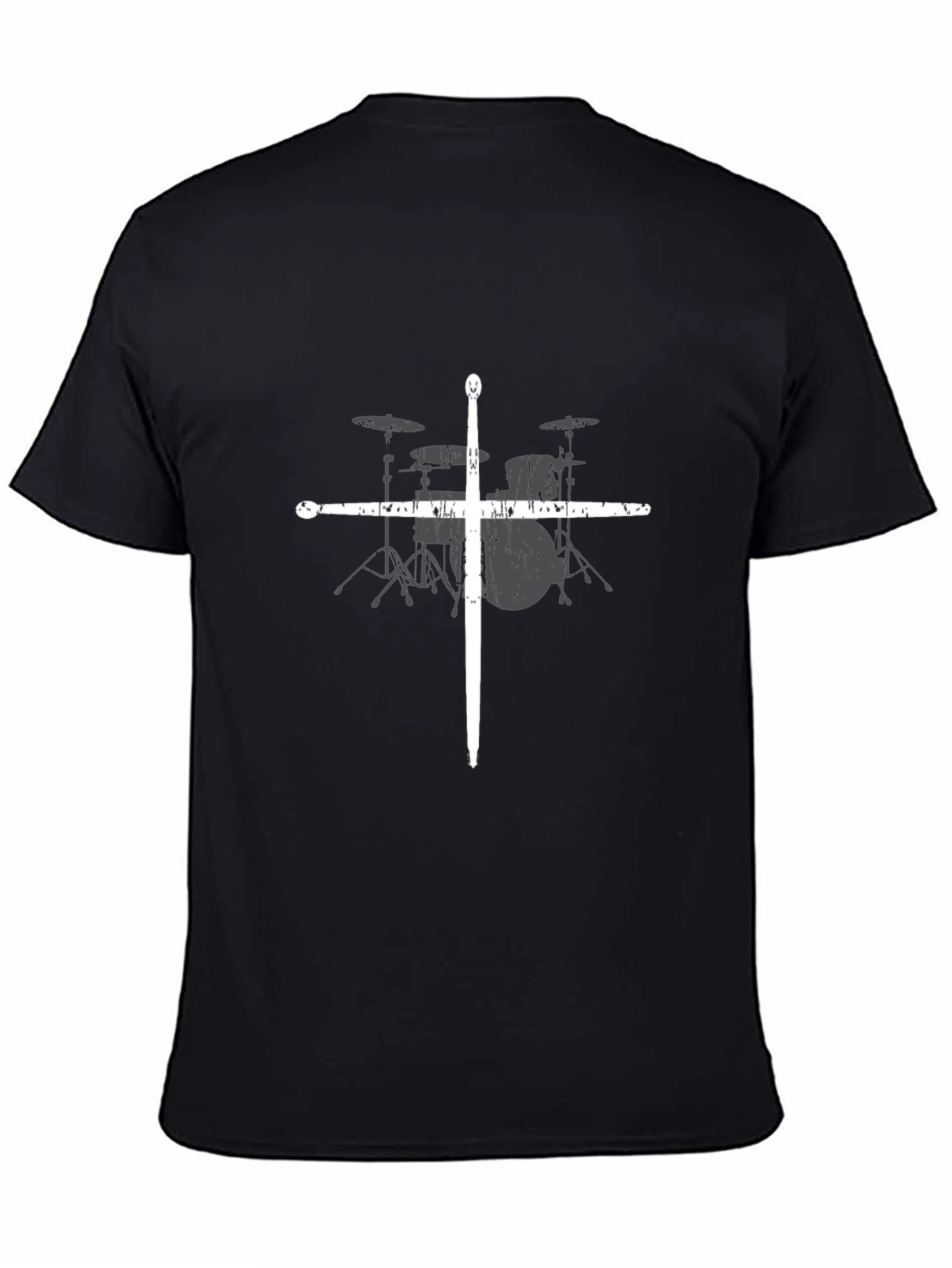Drum Kit & Sticks Graphic Tee