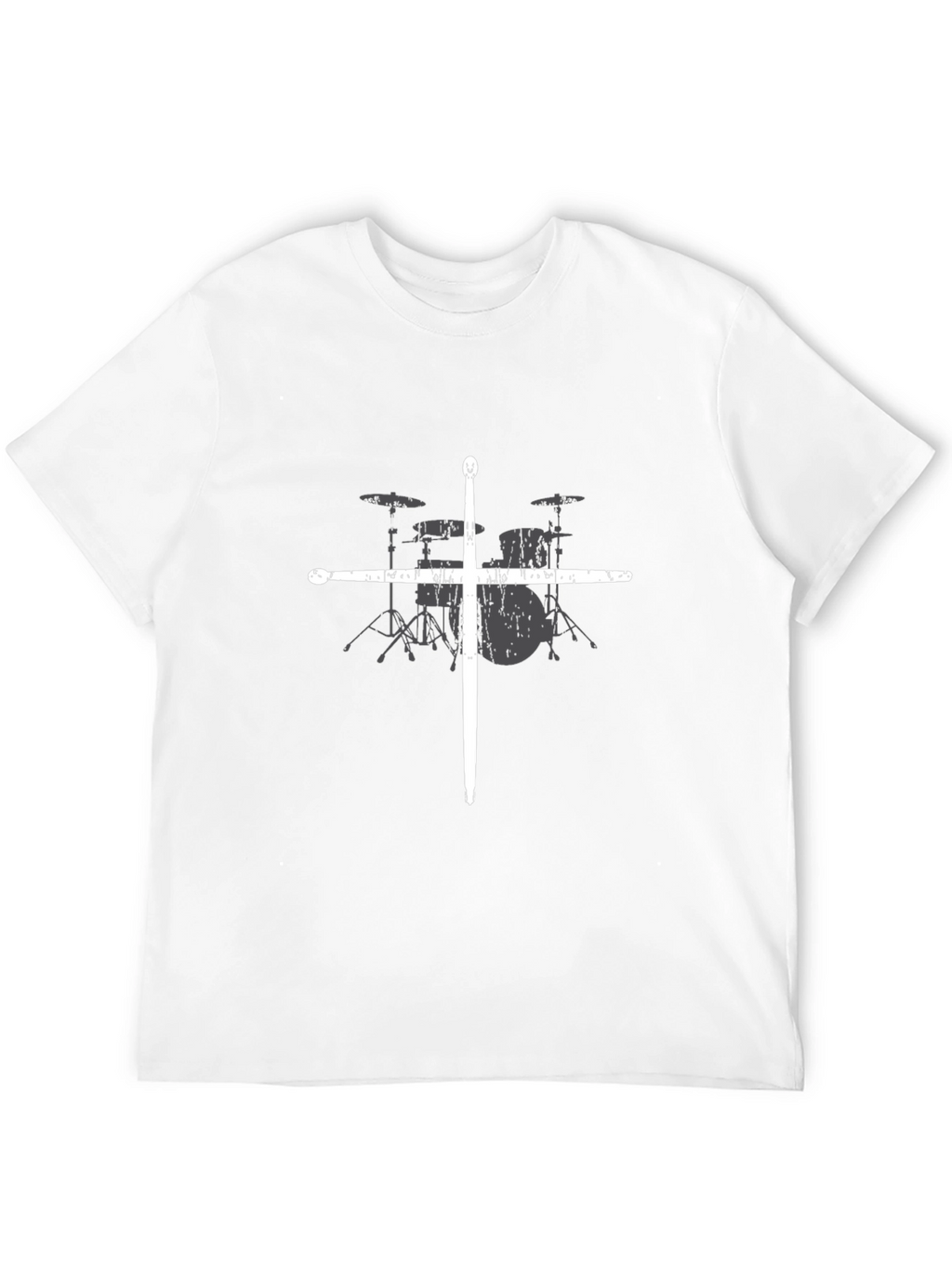 Drum Kit & Sticks Graphic Tee