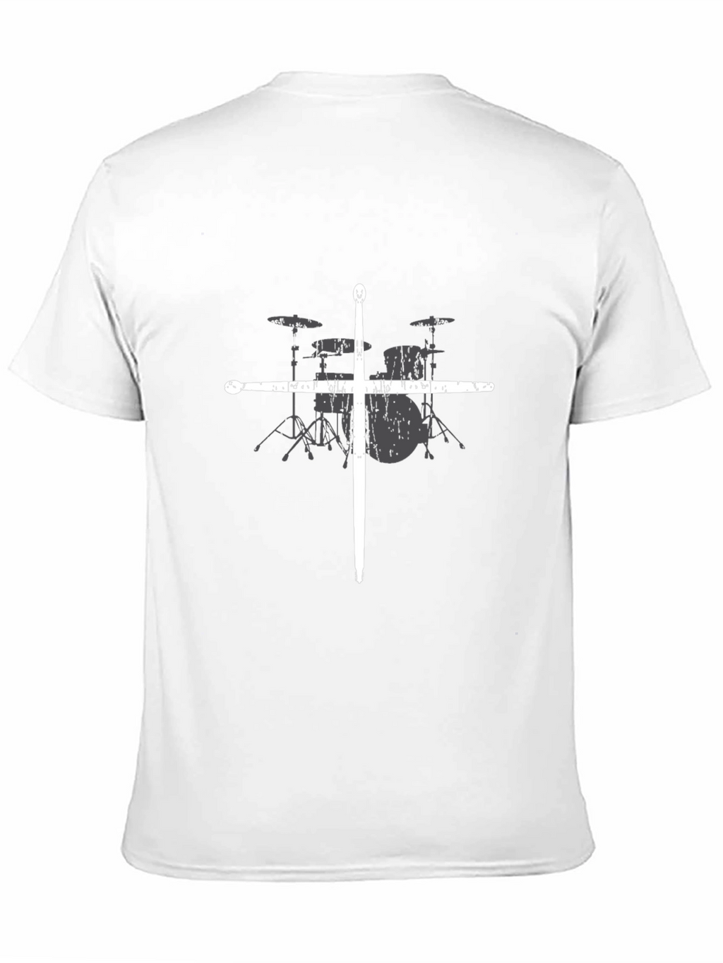 Drum Kit & Sticks Graphic Tee