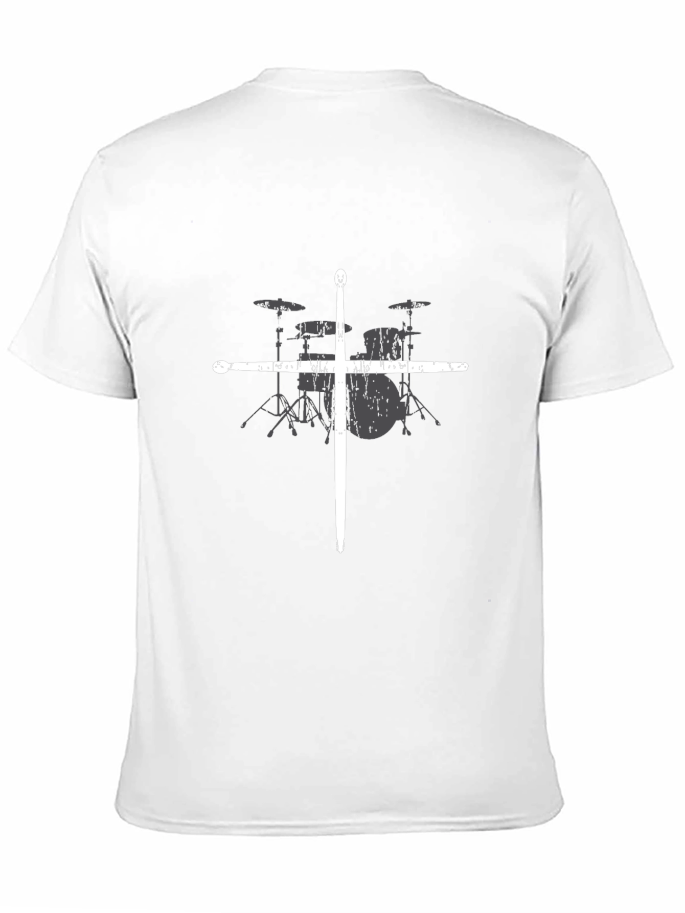 Drum Kit & Sticks Graphic Tee