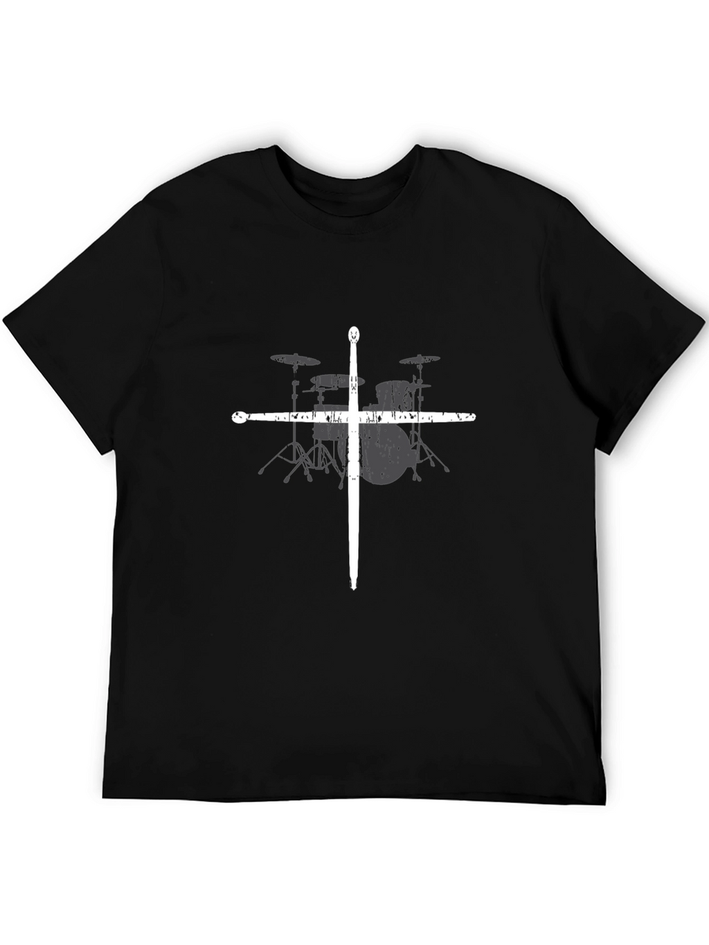 Drum Kit & Sticks Graphic Tee