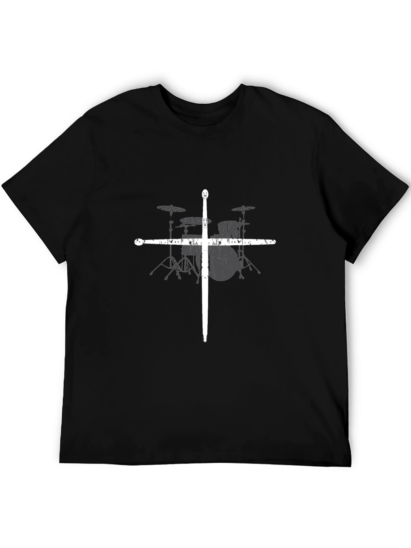 Drum Kit & Sticks Graphic Tee