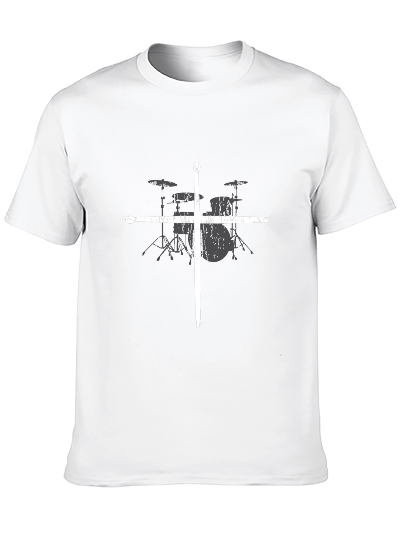 Drum Kit & Sticks Graphic Tee