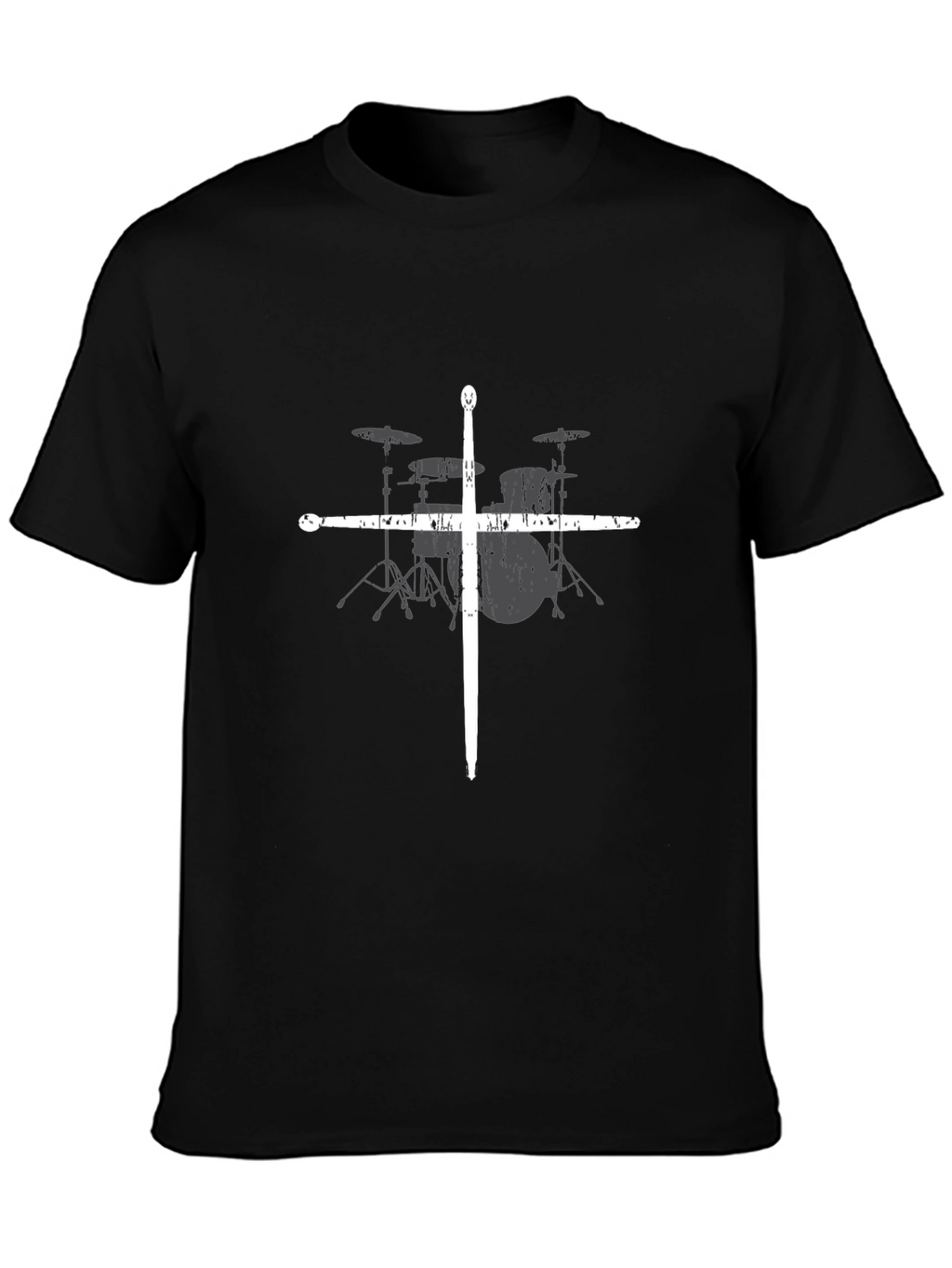 Drum Kit & Sticks Graphic Tee