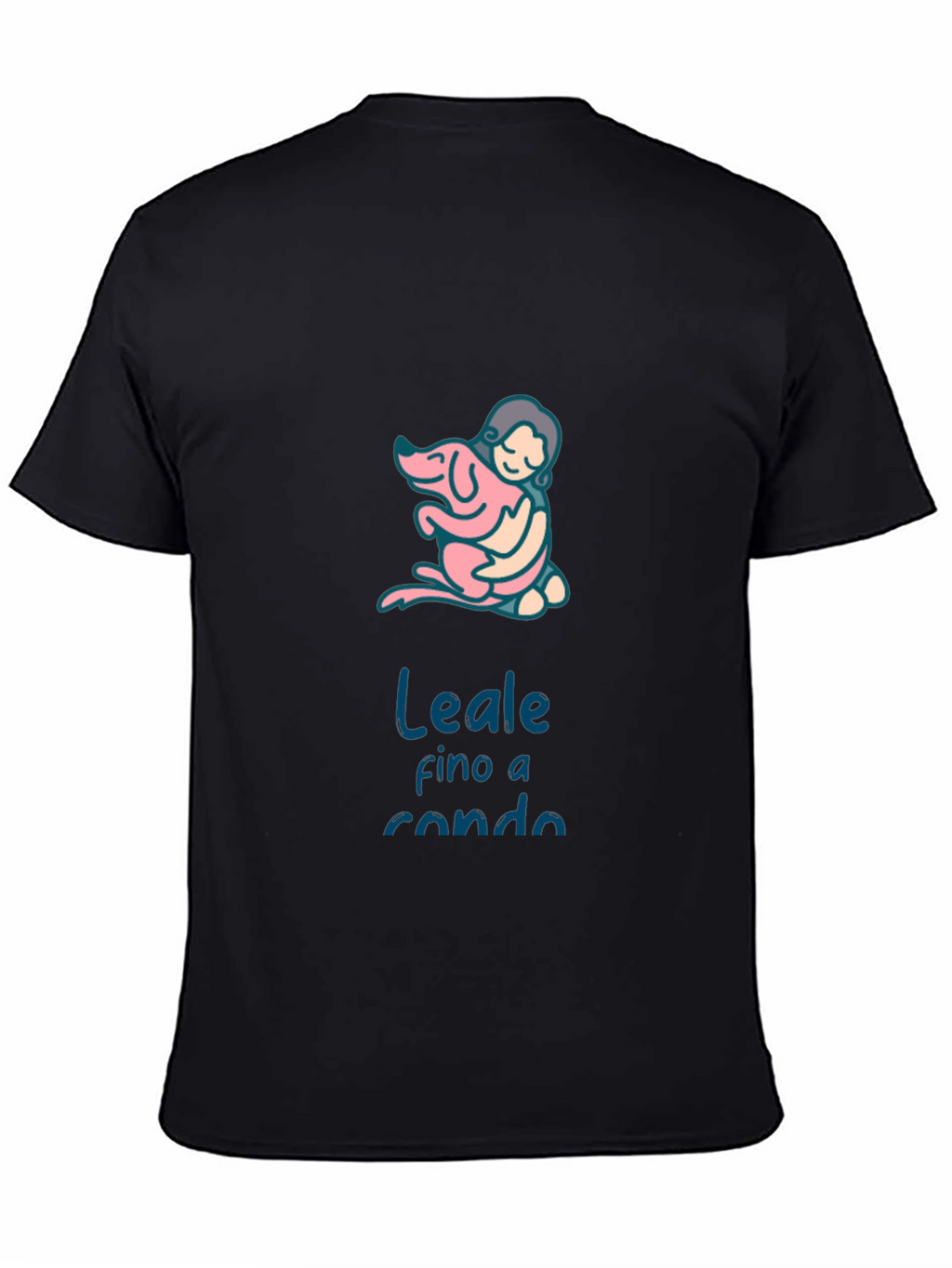 Dog Lover Graphic Tee - Leale fino a rondo