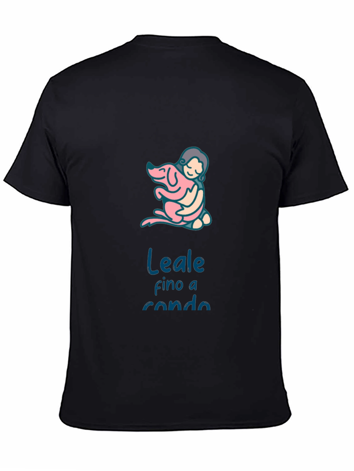 Dog Lover Graphic Tee - Leale fino a rondo
