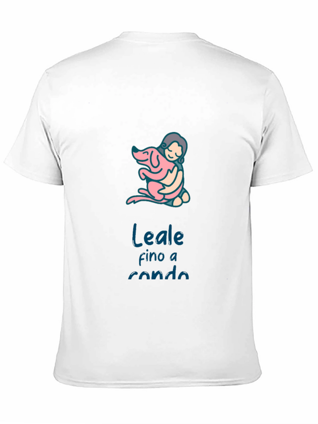 Dog Lover Graphic Tee - Leale fino a rondo