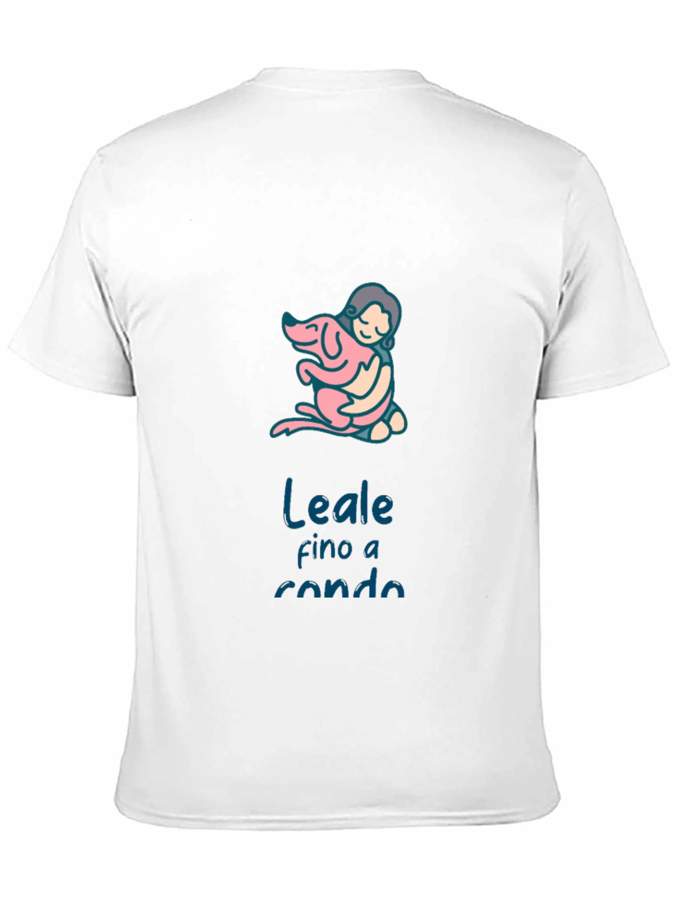 Dog Lover Graphic Tee - Leale fino a rondo