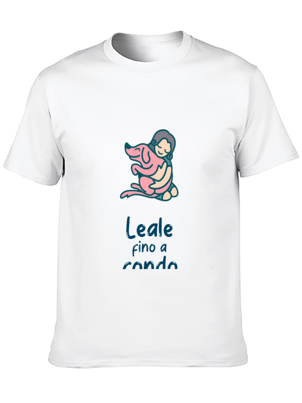Dog Lover Graphic Tee - Leale fino a rondo
