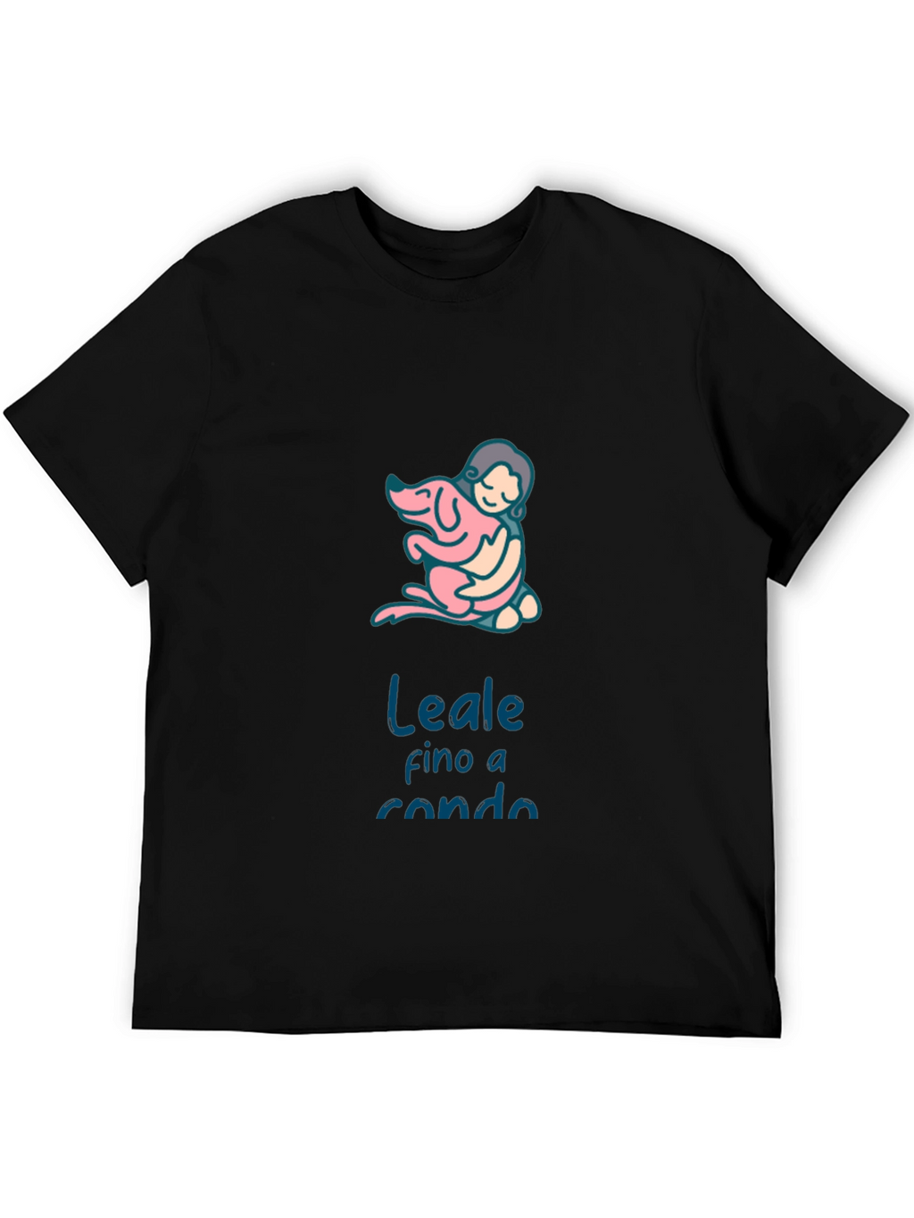 Dog Lover Graphic Tee - Leale fino a rondo