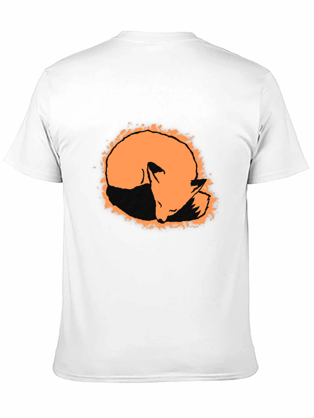 Fox Silhouette Graphic Tee - Black