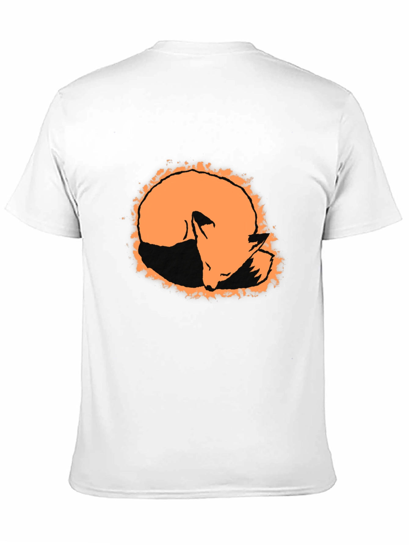 Fox Silhouette Graphic Tee - Black