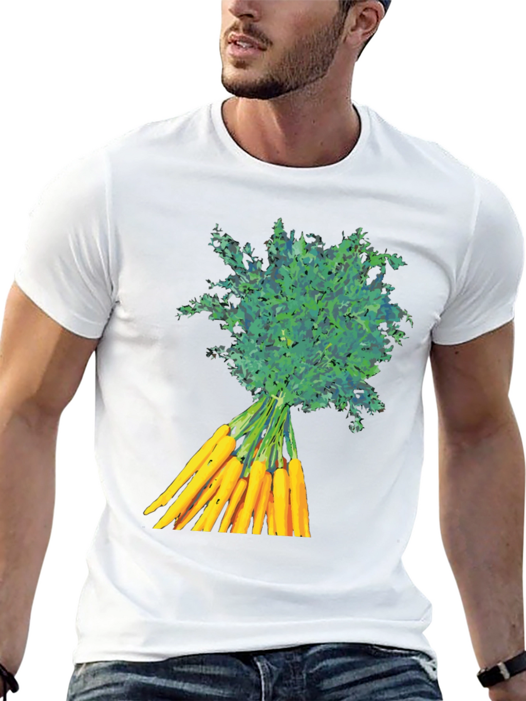 Carrot Bunch Graphic T-Shirt