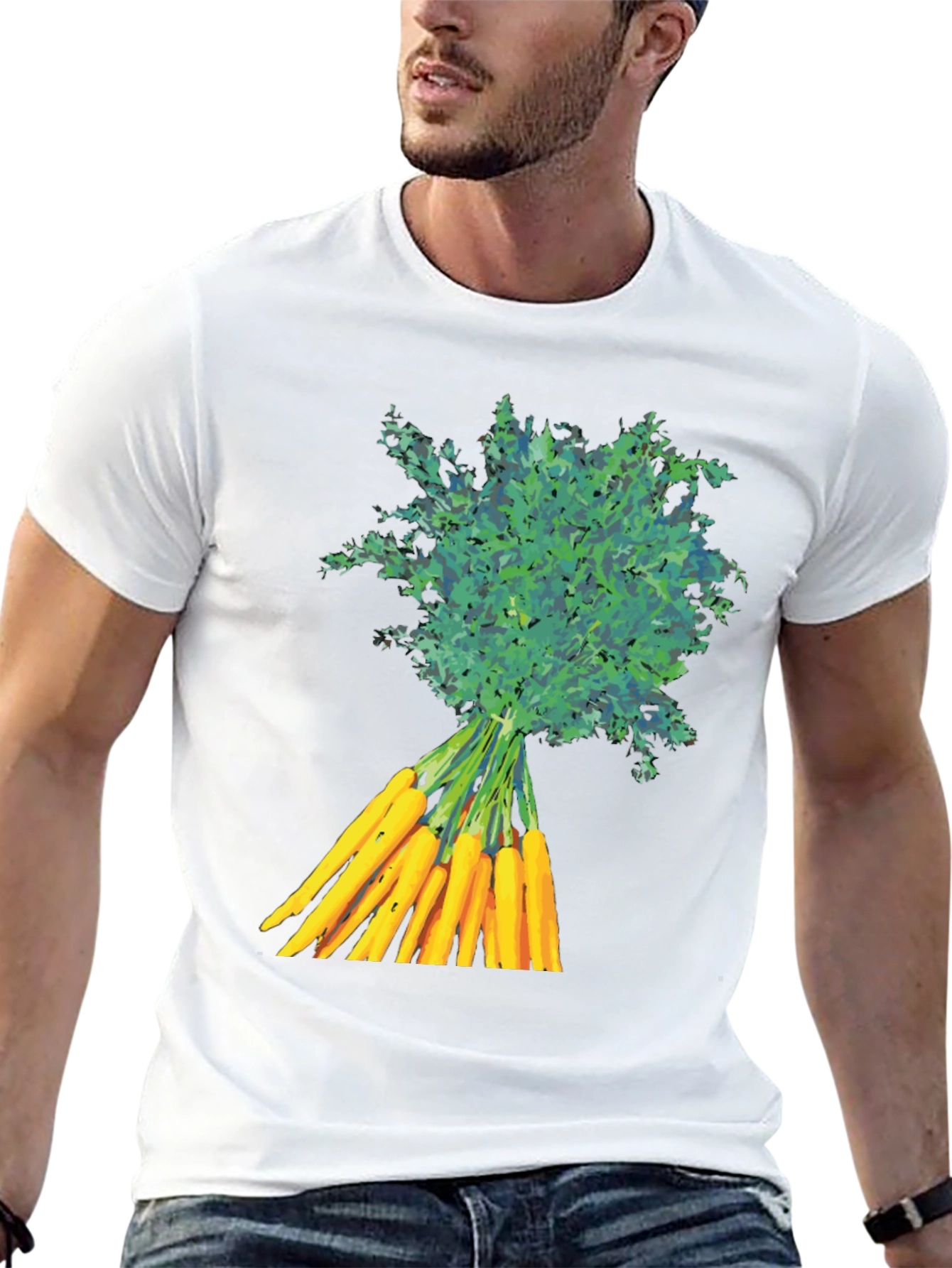 Carrot Bunch Graphic T-Shirt
