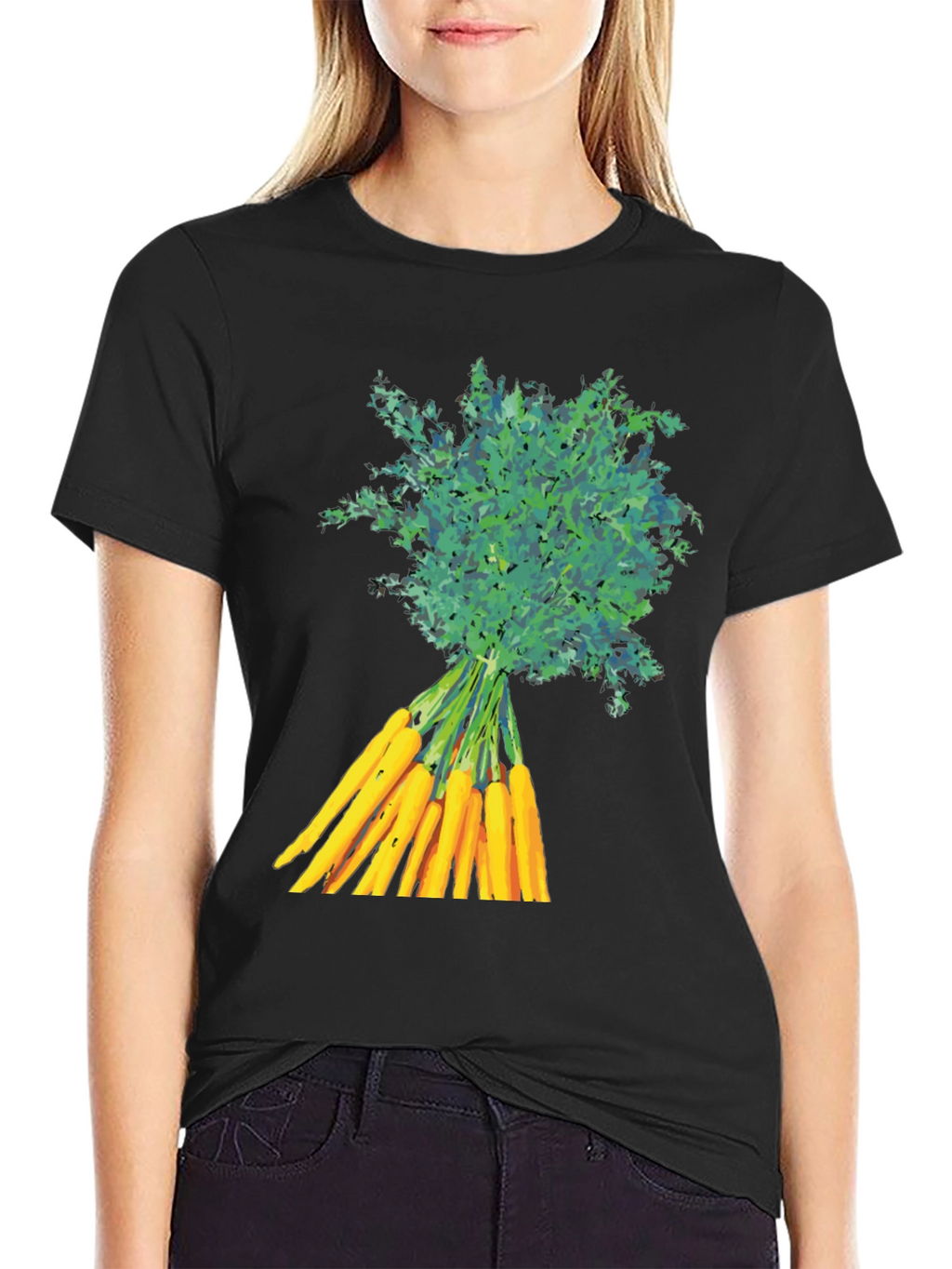 Carrot Bunch Graphic T-Shirt