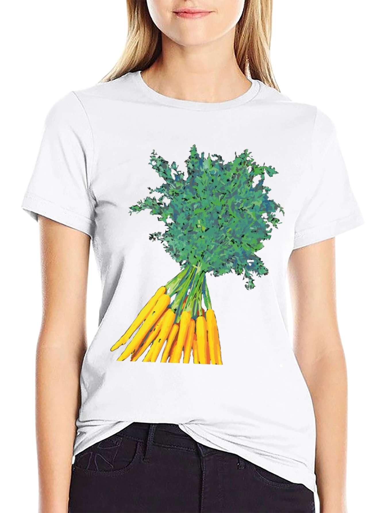 Carrot Bunch Graphic T-Shirt