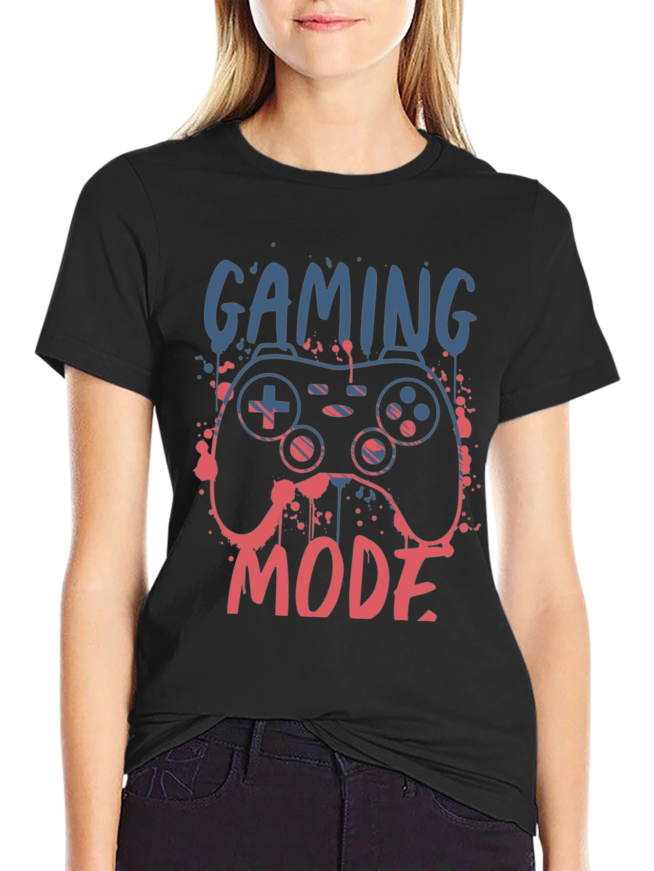 Gaming Mode Graphic Tee - Gamer T-Shirt