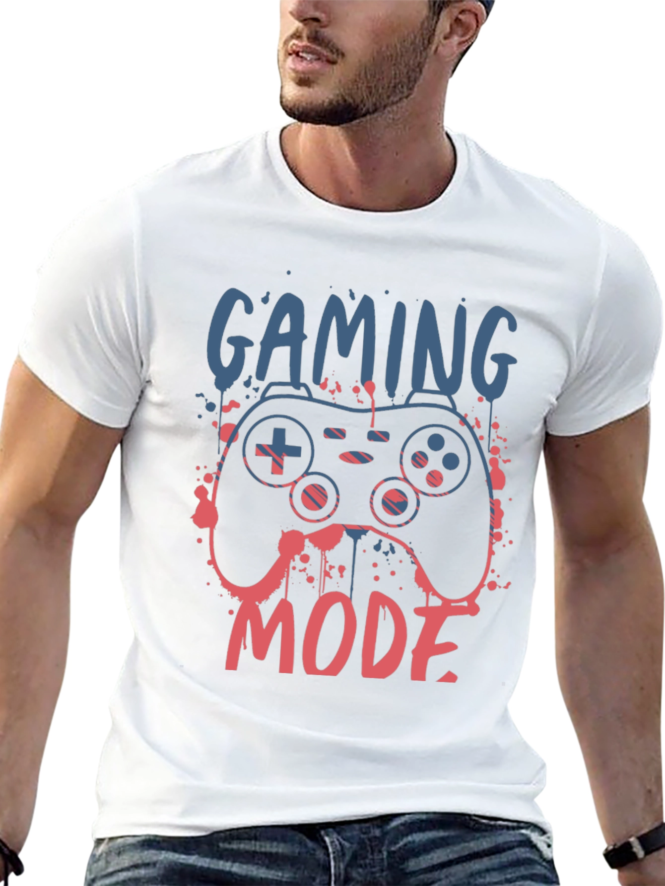 Gaming Mode Graphic Tee - Gamer T-Shirt