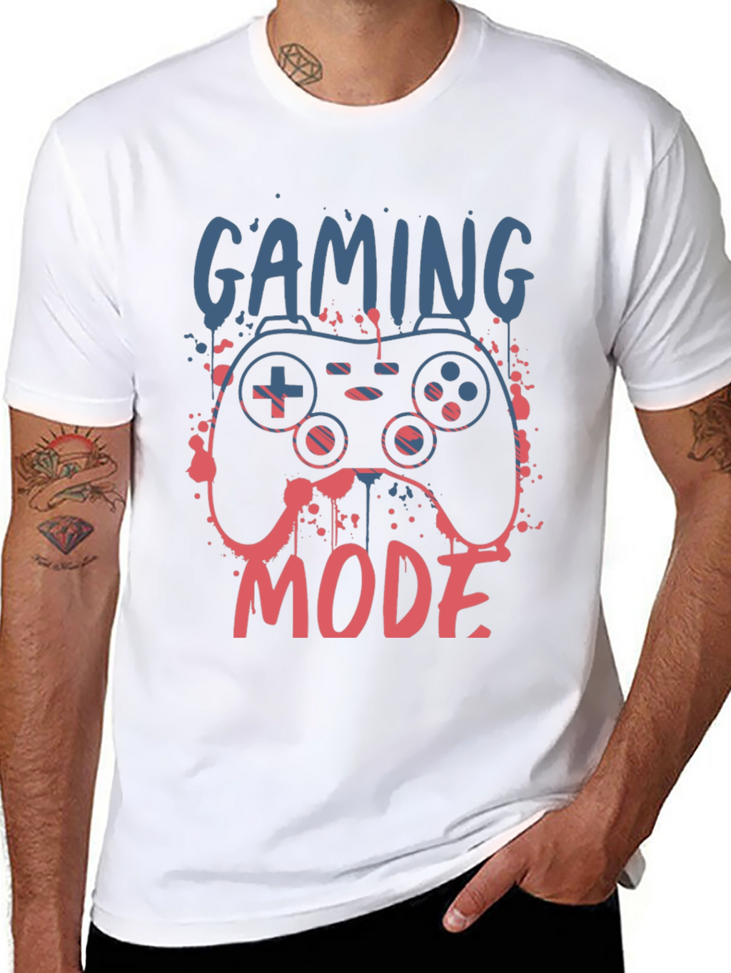 Gaming Mode Graphic Tee - Gamer T-Shirt