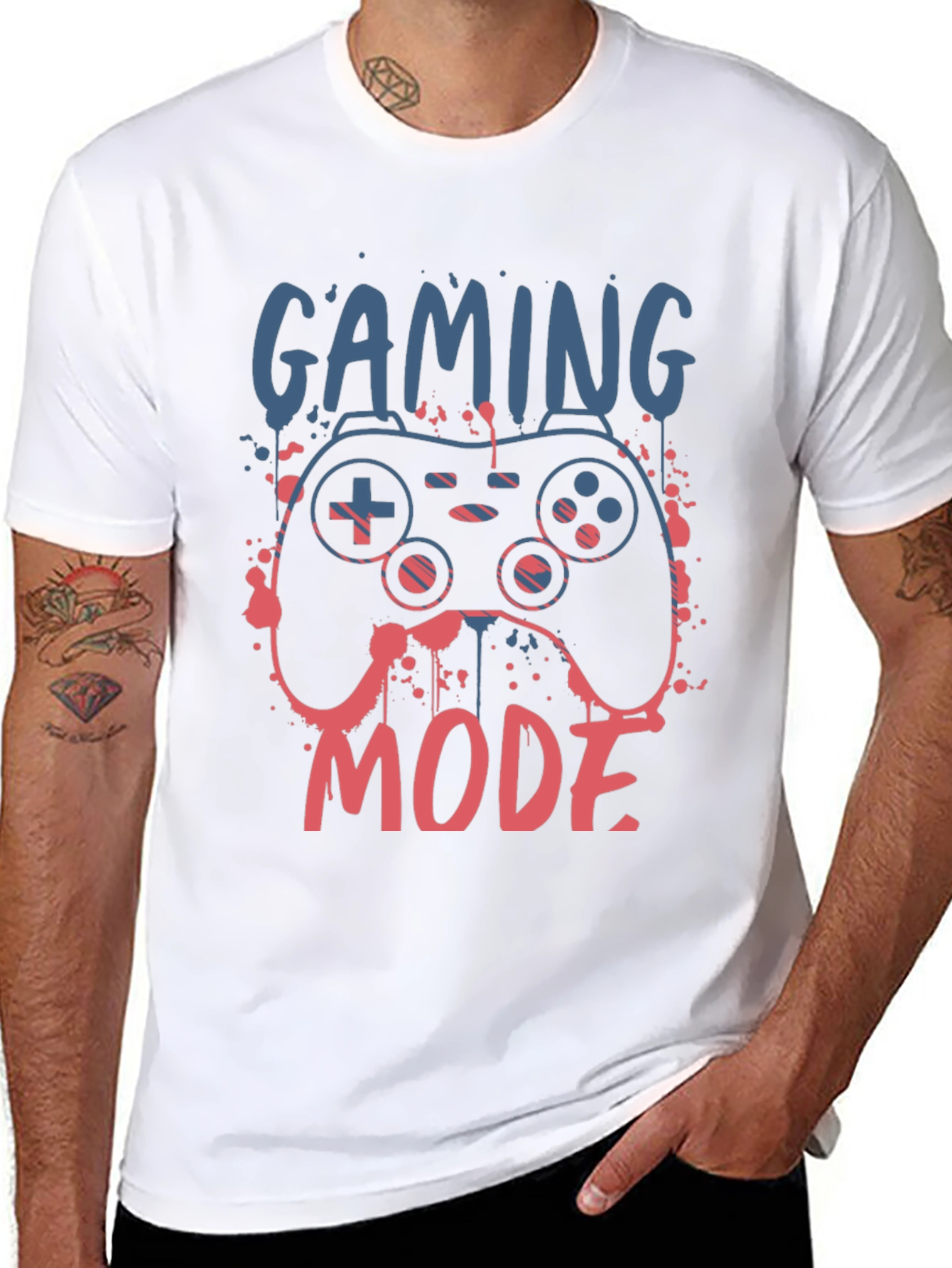 Gaming Mode Graphic Tee - Gamer T-Shirt