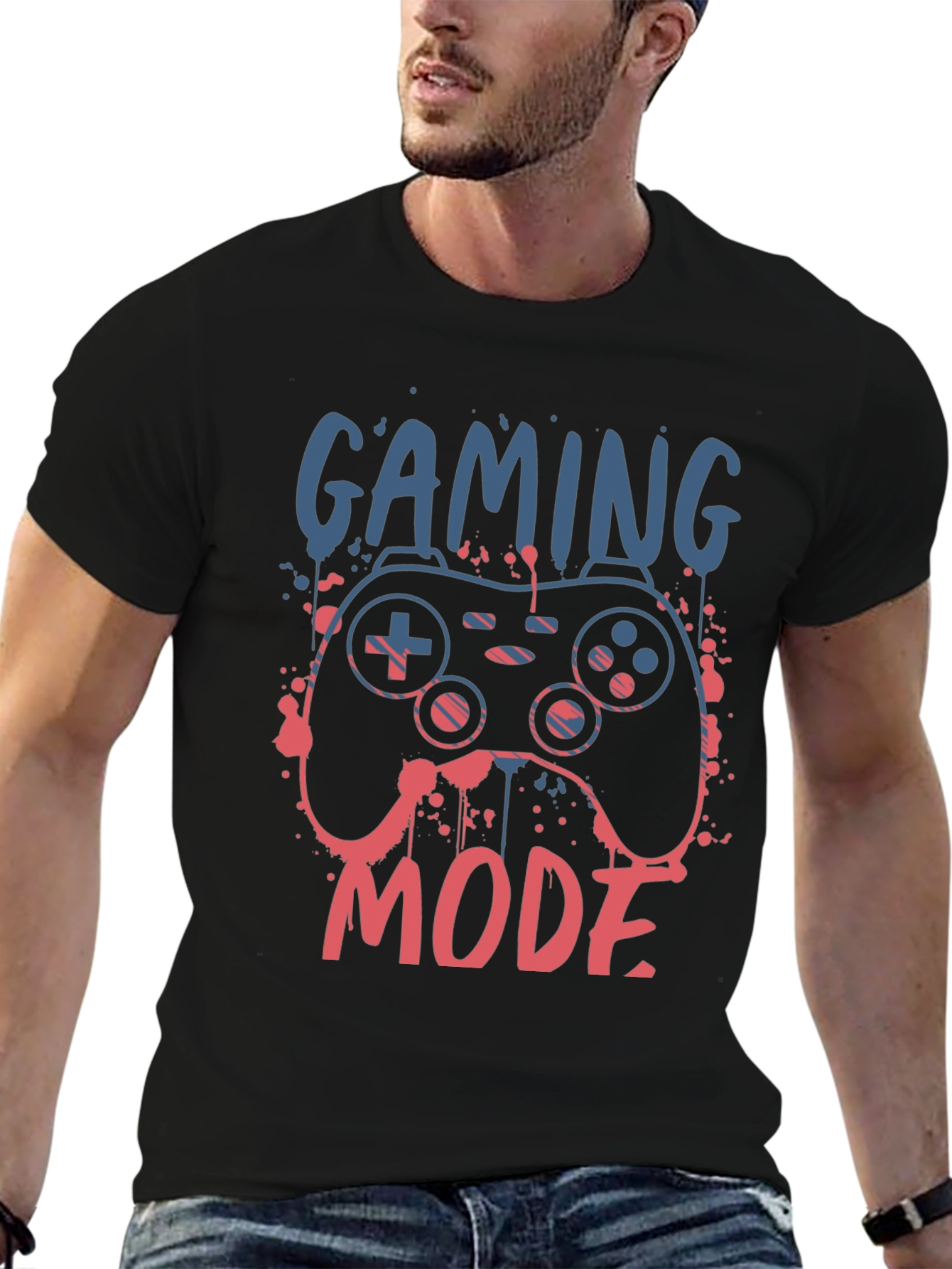 Gaming Mode Graphic Tee - Gamer T-Shirt