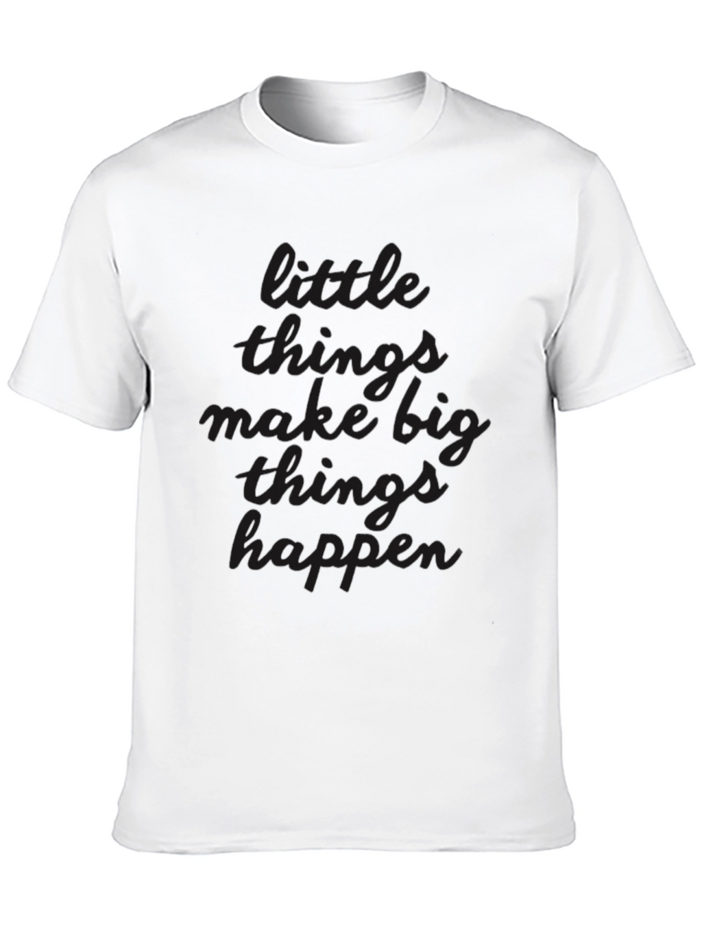 Mens Little Things Short Sleeve Crew Neck T-Shirt