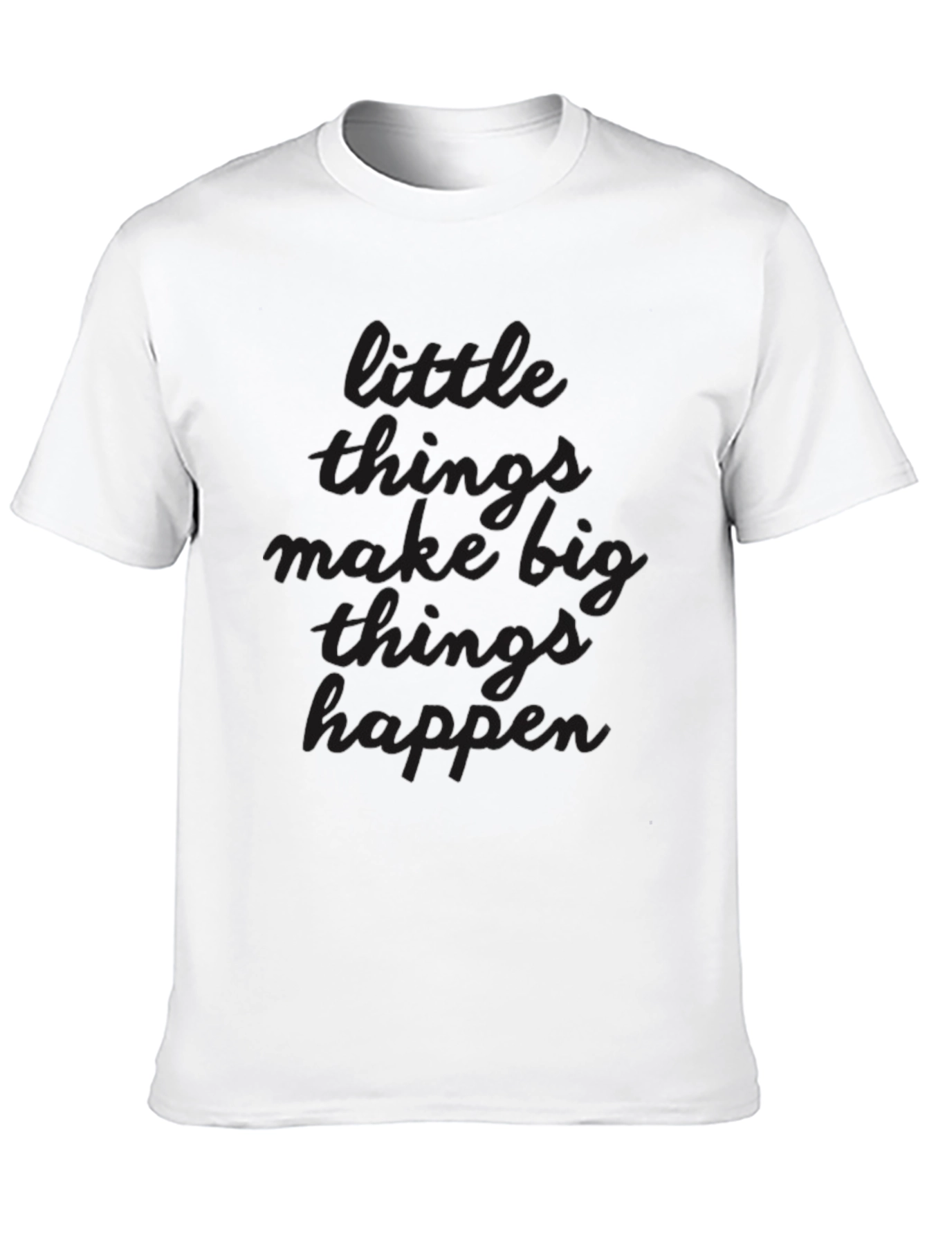 Mens Little Things Short Sleeve Crew Neck T-Shirt
