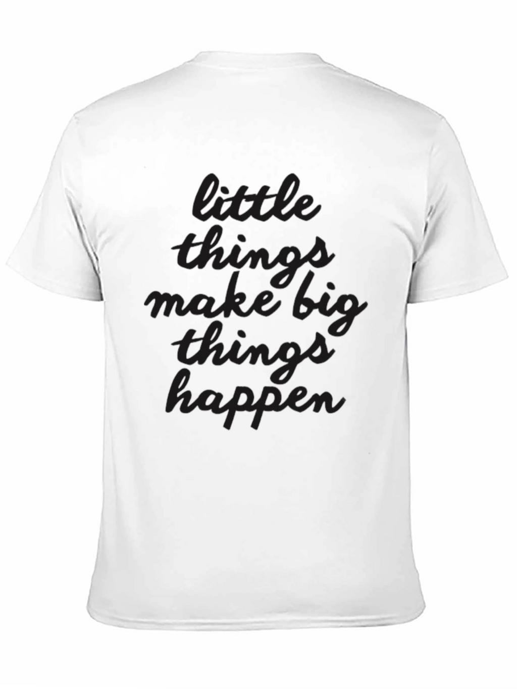 Mens Little Things Short Sleeve Crew Neck T-Shirt