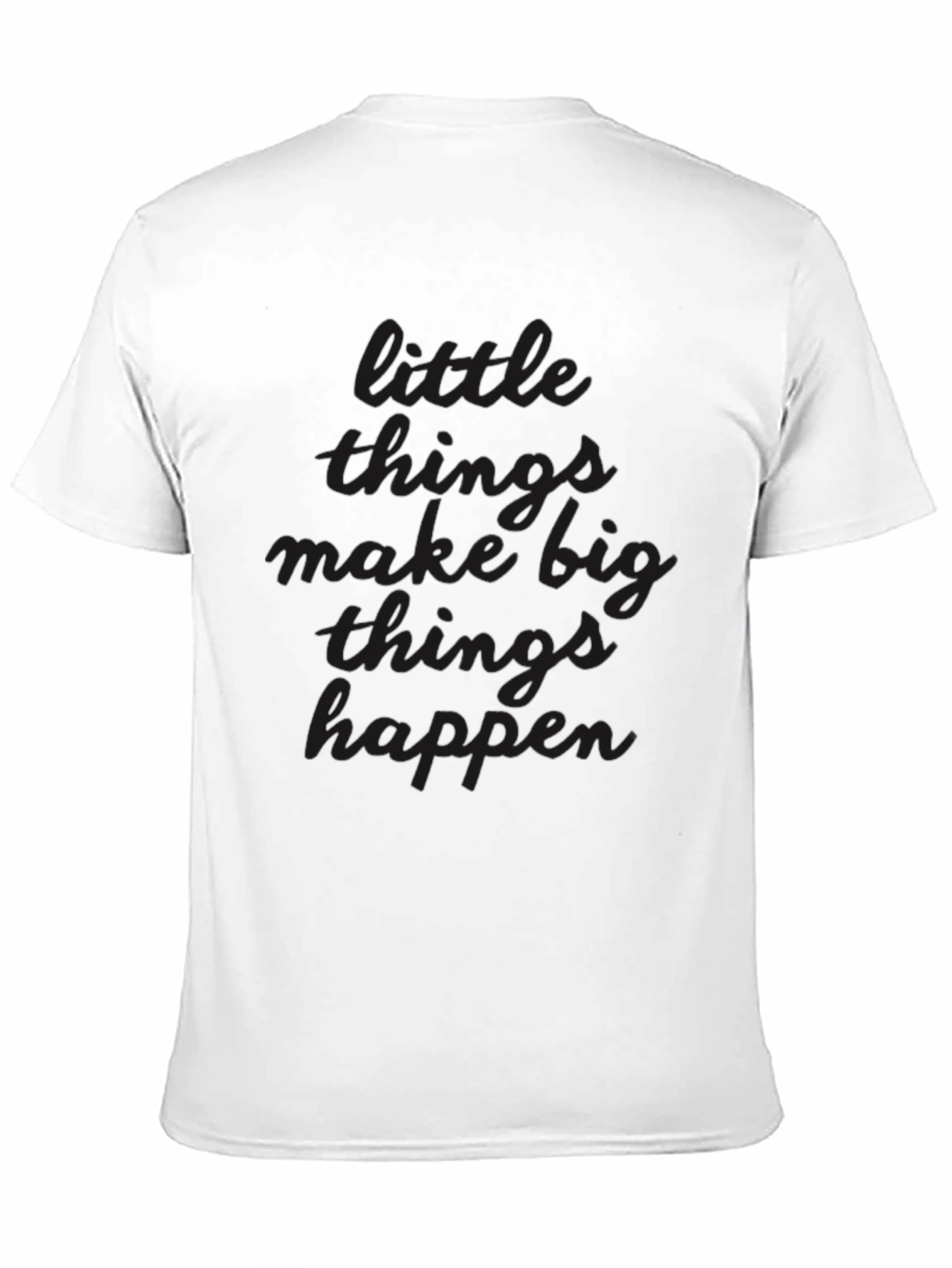 Mens Little Things Short Sleeve Crew Neck T-Shirt