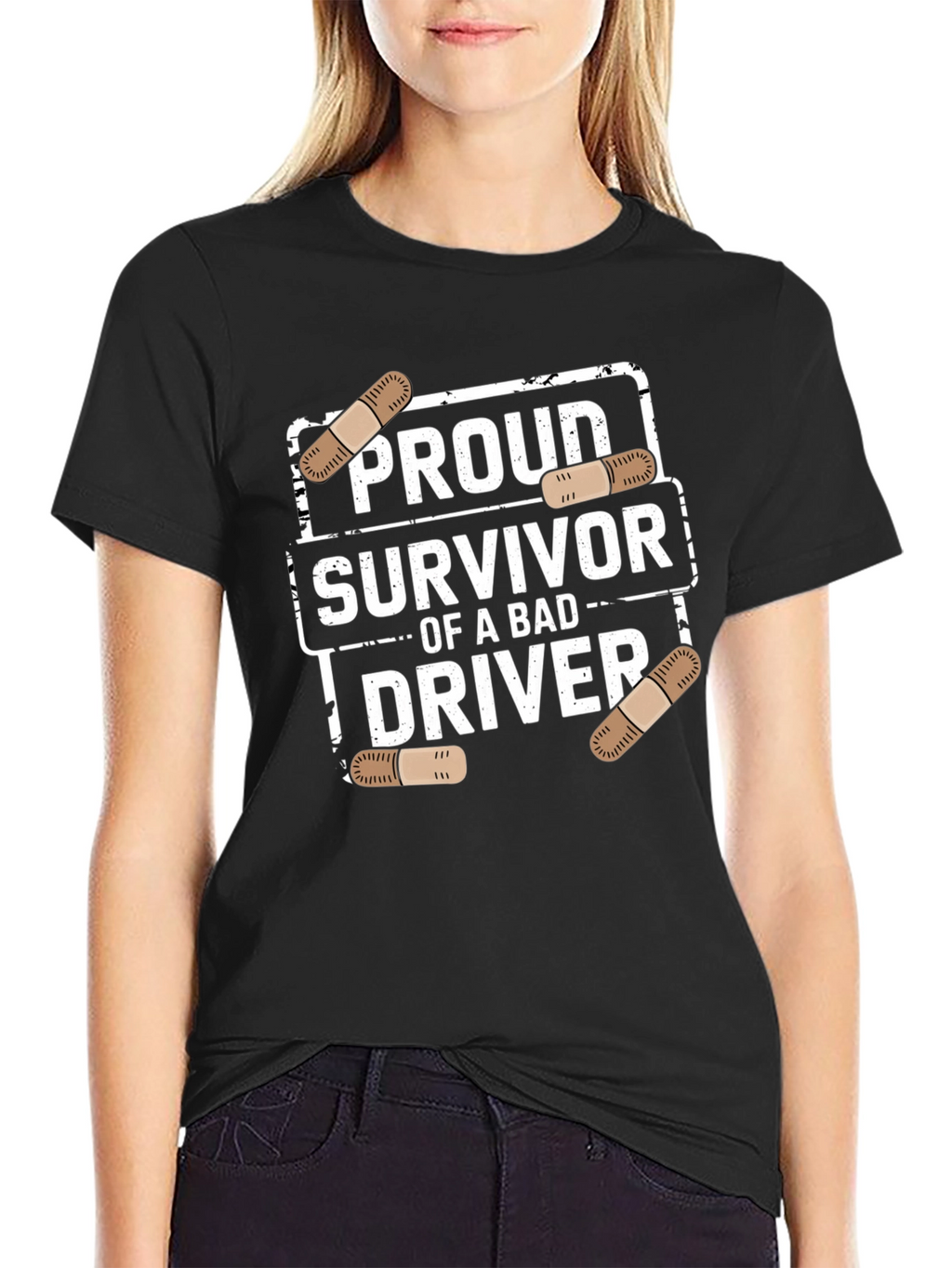 Proud Survivor Bad Driver T-Shirt
