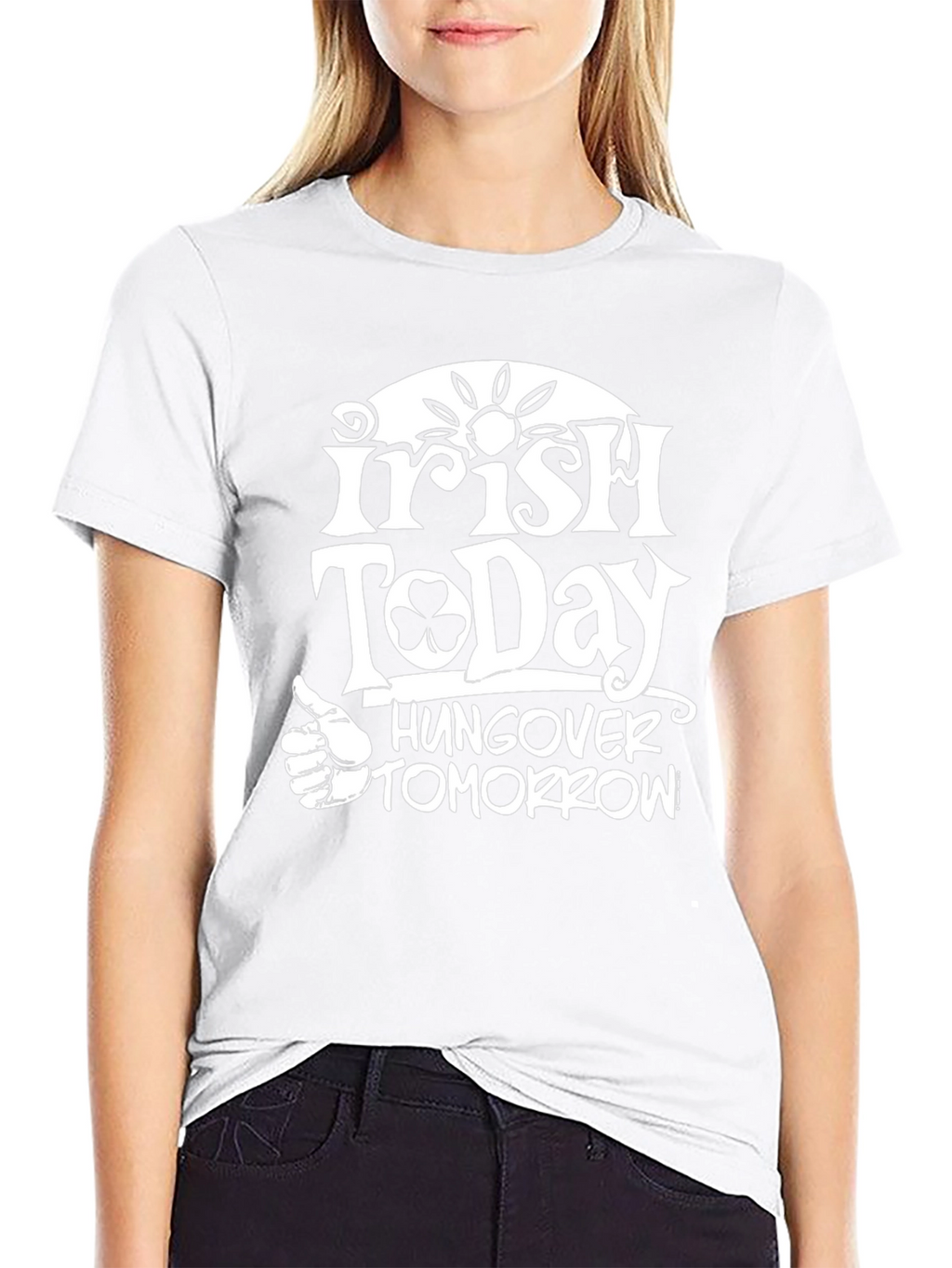 Irish Today Hungover Tomorrow Graphic Tee