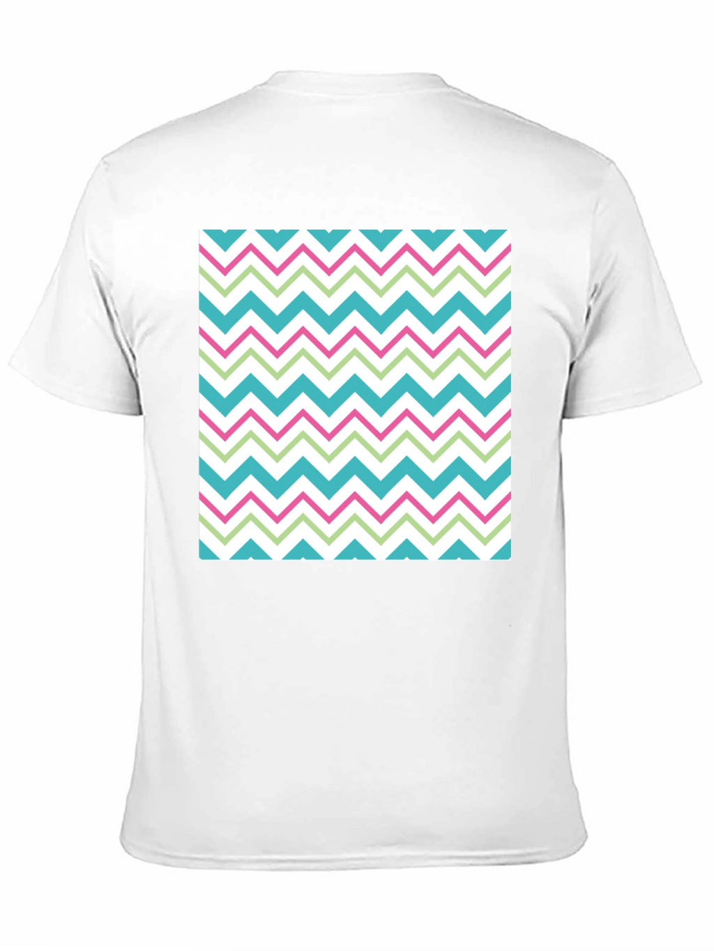 Trendy Chevron Pattern T-Shirt - Comfortable Casual Wear