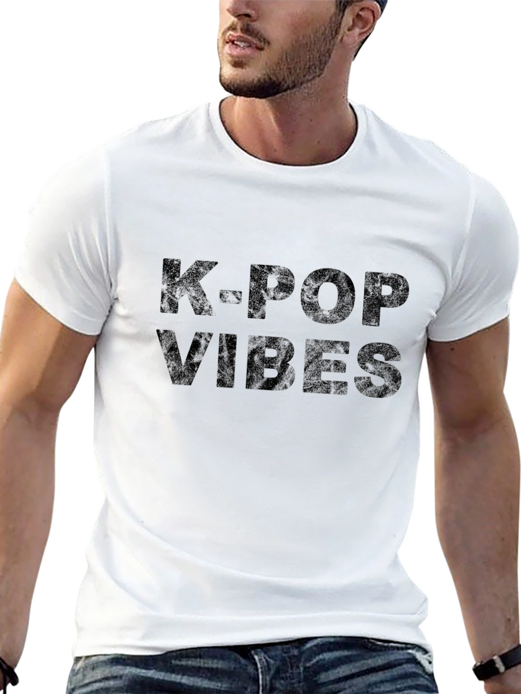 K-Pop Vibes Black T-Shirt