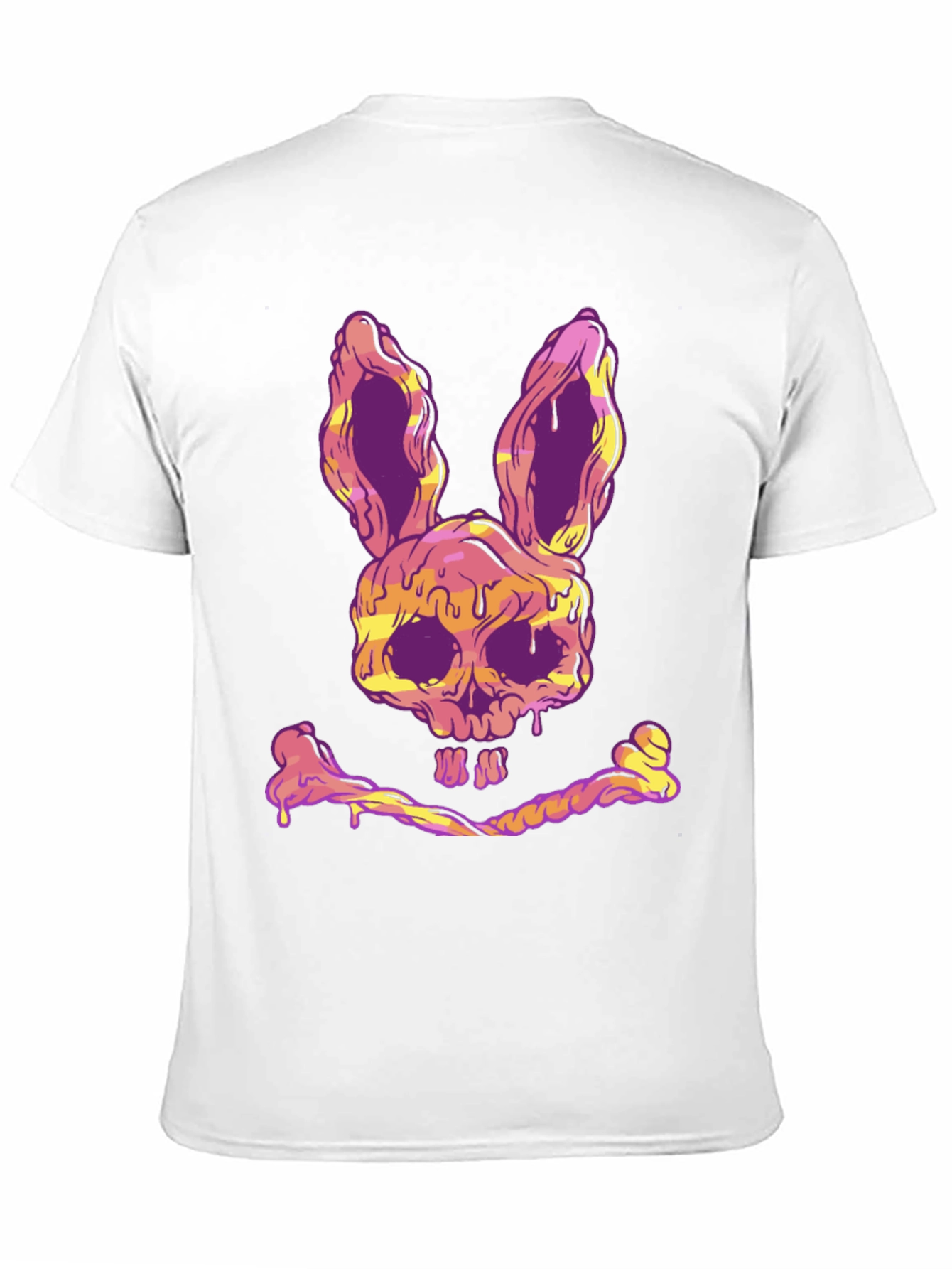 Skull Bunny T-Shirt - Edgy Graphic Tee