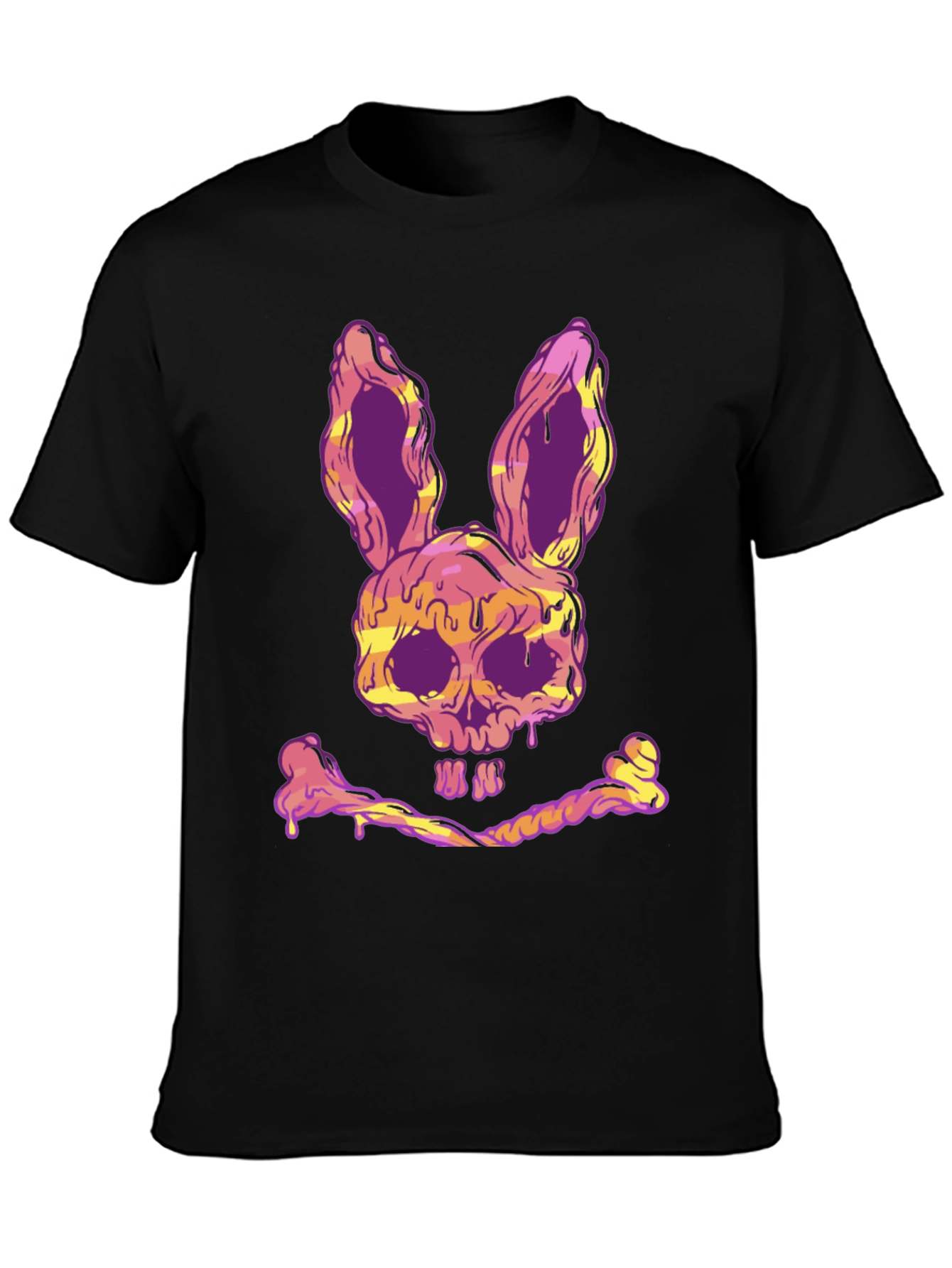 Skull Bunny T-Shirt - Edgy Graphic Tee