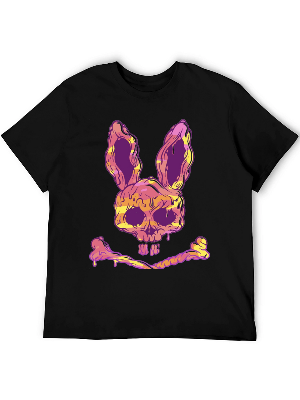 Skull Bunny T-Shirt - Edgy Graphic Tee