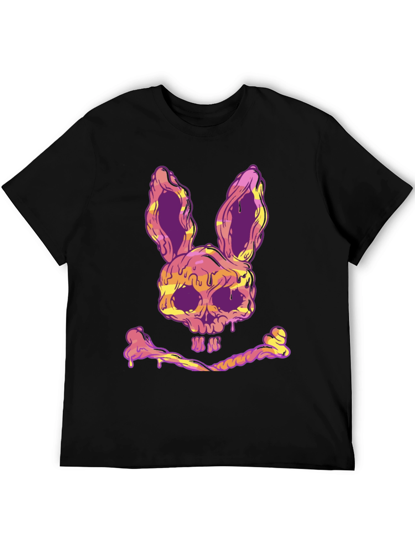Skull Bunny T-Shirt - Edgy Graphic Tee