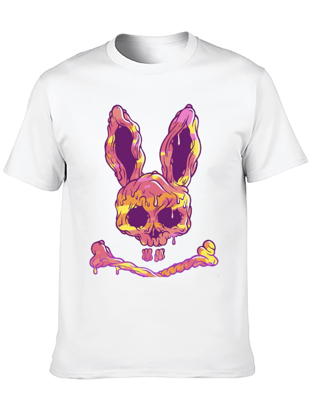 Skull Bunny T-Shirt - Edgy Graphic Tee
