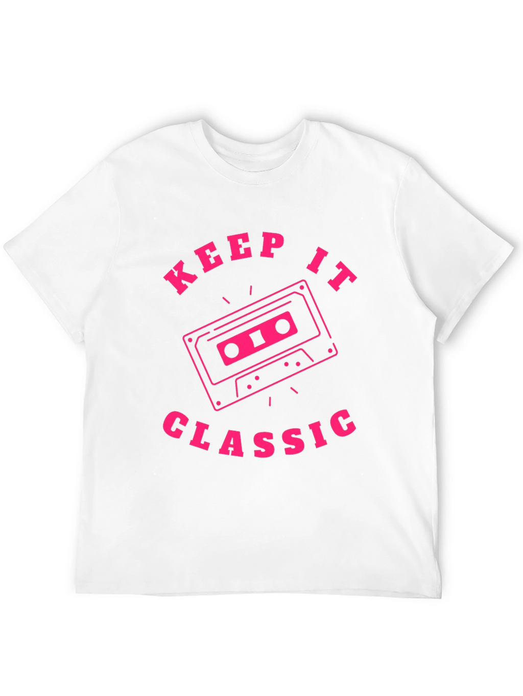 Keep It Classic Retro Cassette Tape Graphic T-Shirt