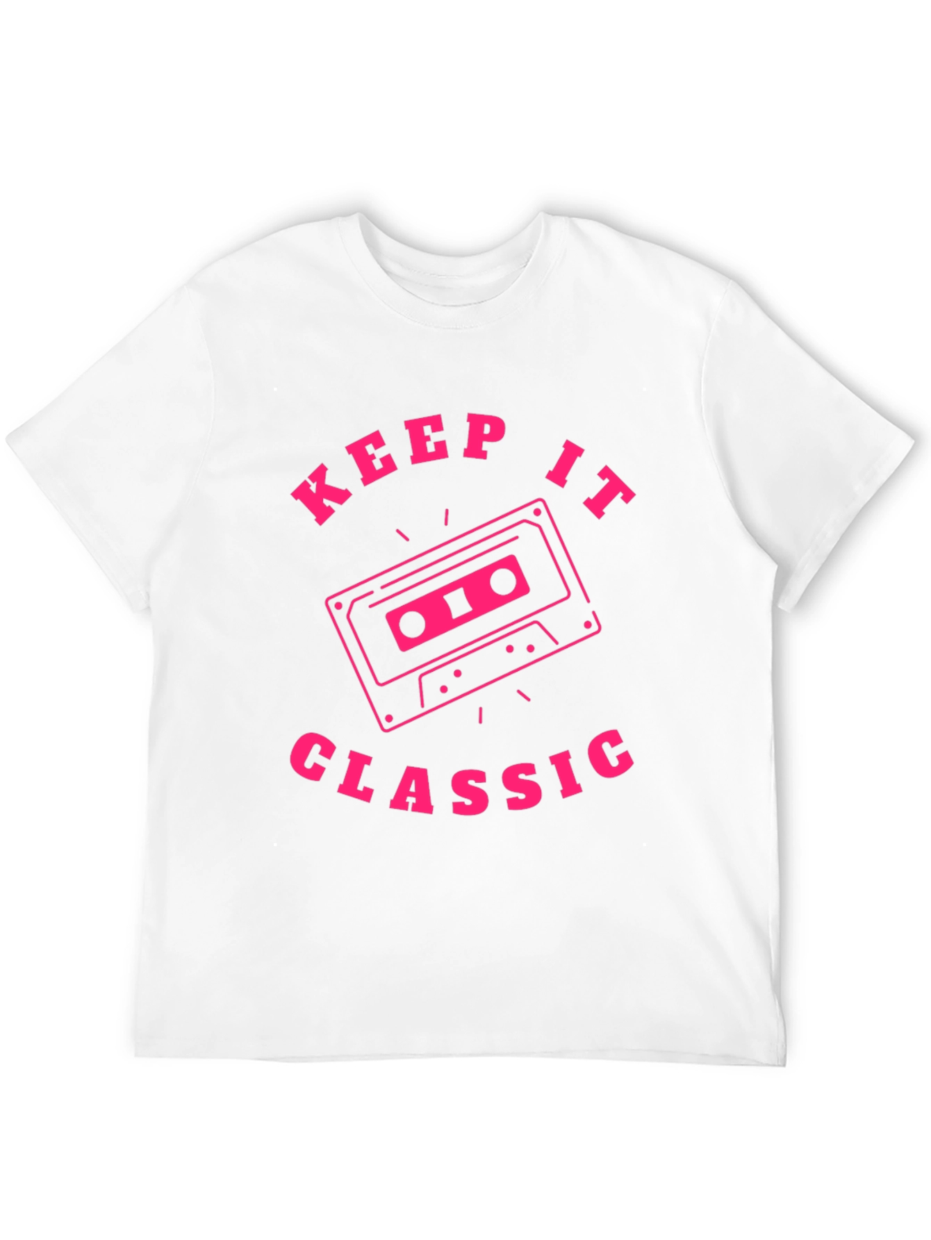 Keep It Classic Retro Cassette Tape Graphic T-Shirt