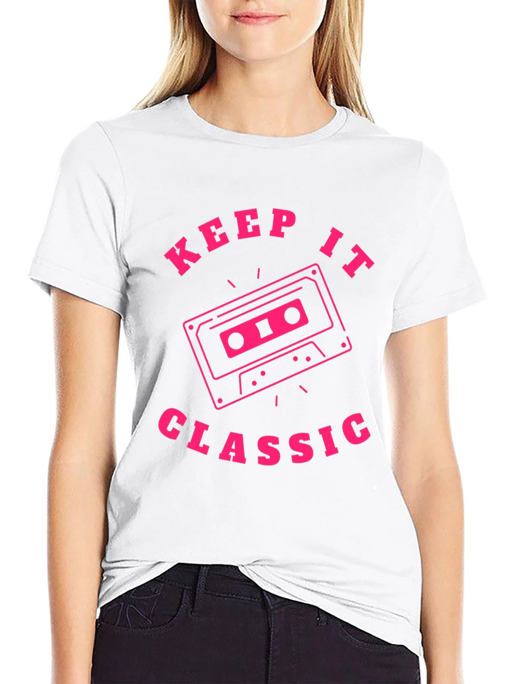 Keep It Classic Retro Cassette Tape Graphic T-Shirt