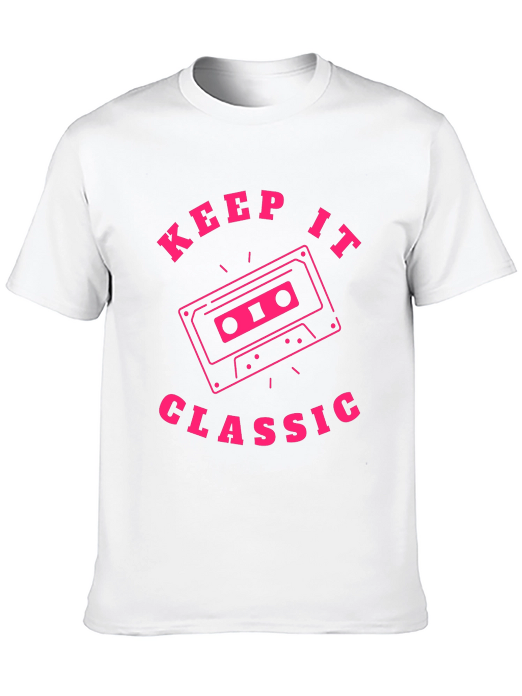 Keep It Classic Retro Cassette Tape Graphic T-Shirt