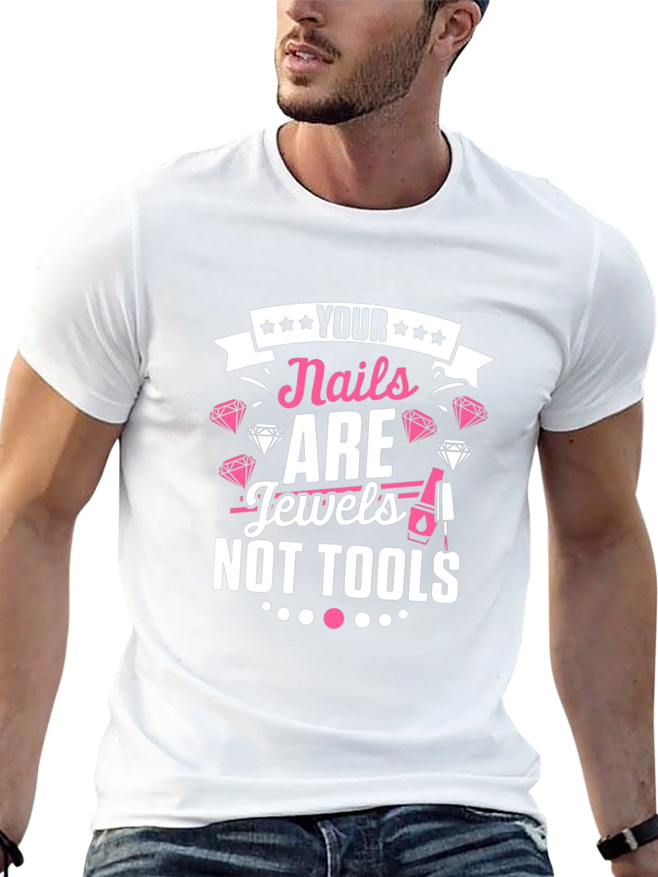 Nails Are Jewels T-Shirt - Manicure Fashion Tee
