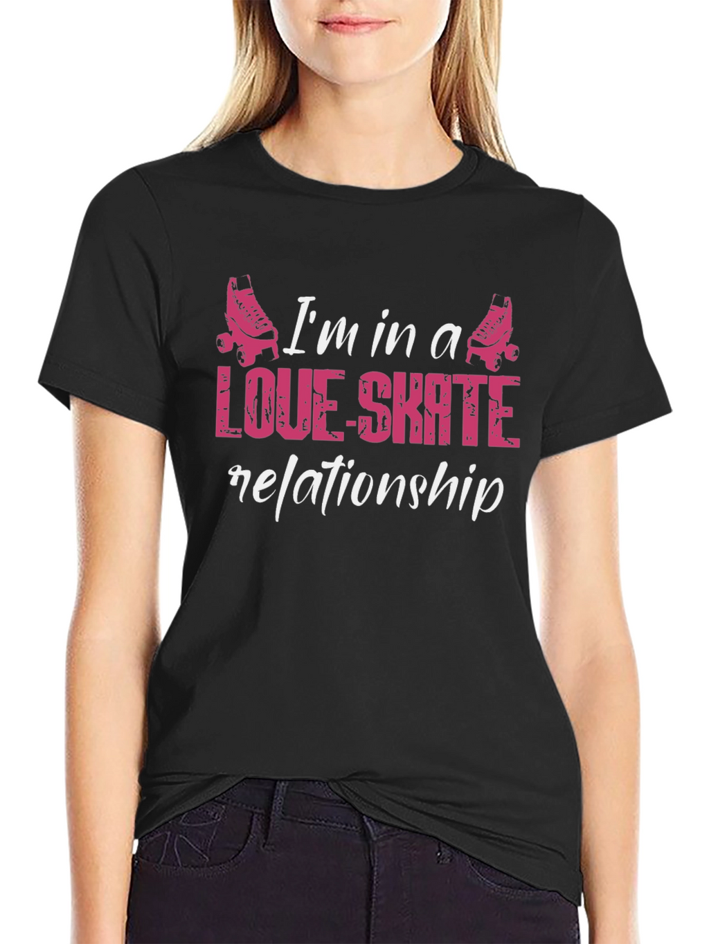 Love-Skate Relationship Graphic T-Shirt