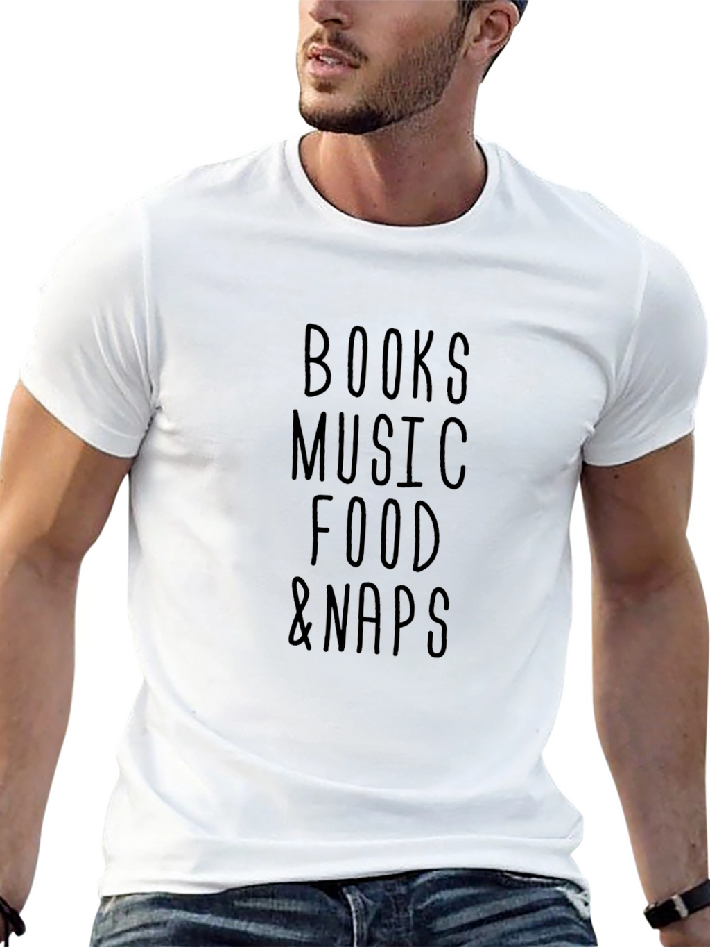 Books Music Food & Naps T-Shirt